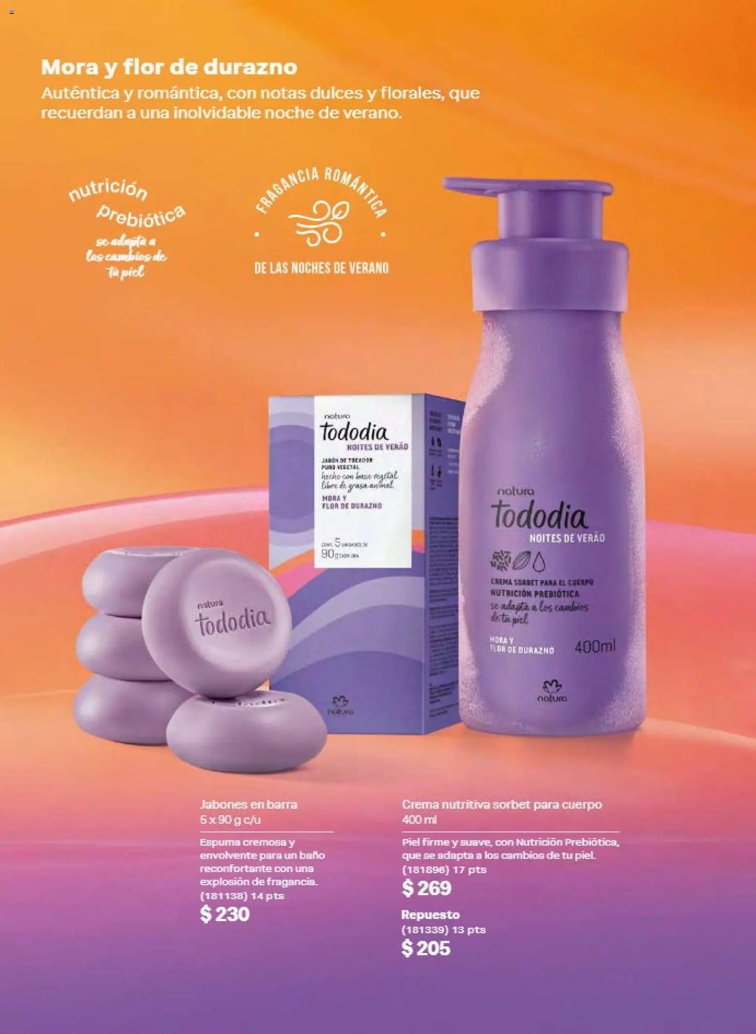 Nuevas ofertas de Natura válidas en toda la República Mexicana desde el 21/08/2026. ¡Encuentra las mejores ofertas en Natura campaña 13 2026! | Página: 111 | Productos: Durazno, Crema, Espuma, Barra
