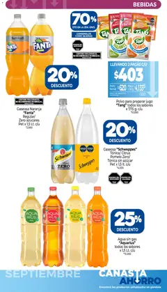 Vista previa La Anonima - Canasta Ahorro válido desde el 01/09/2026 | Página: 7 | Productos: Fanta, Banana, Bebidas, Canasta