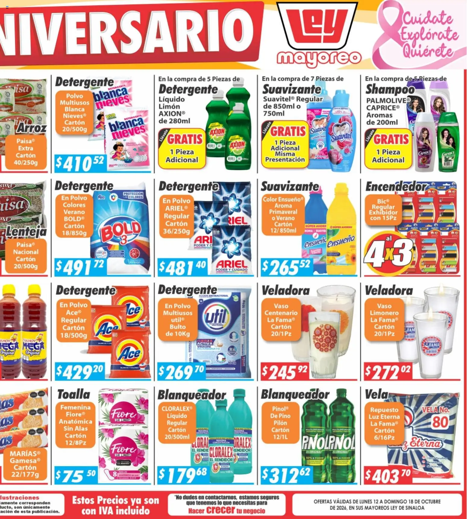 Nuevas ofertas de Casa Ley válidas en toda la República Mexicana desde el 12/10/2026. ¡Encuentra las mejores ofertas en Casa Ley folleto Sinaloa! | Página: 4