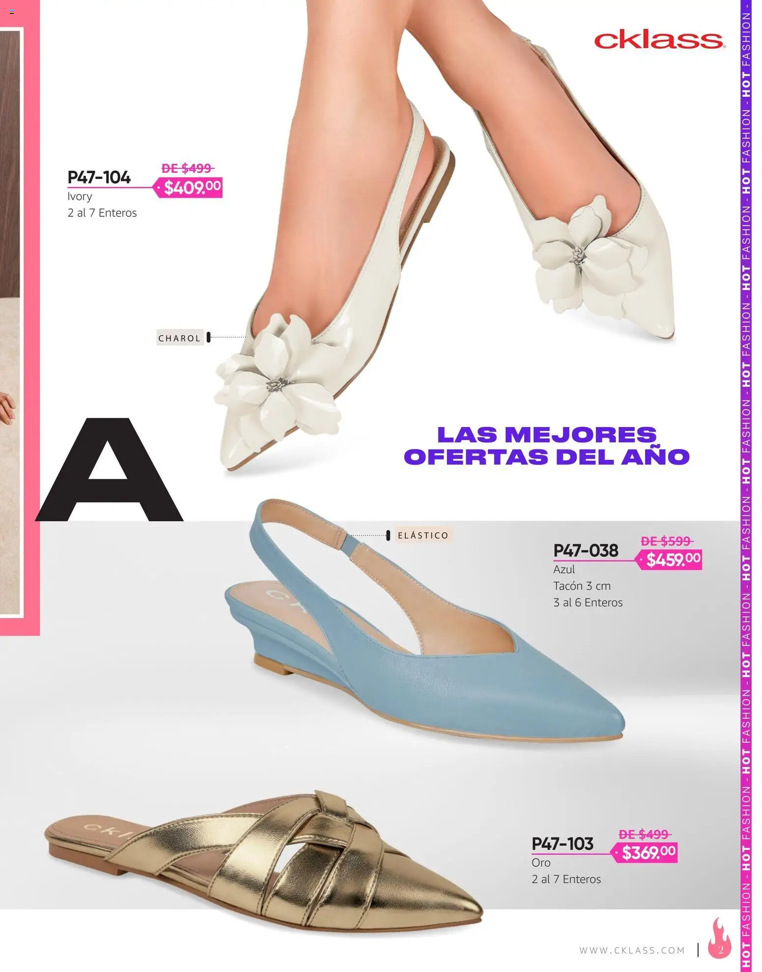 Nuevas ofertas de Cklass válidas en toda la República Mexicana desde el 03/08/2026. ¡Encuentra las mejores ofertas en Cklass catálogo Hot Fashion Ropa! | Página: 84