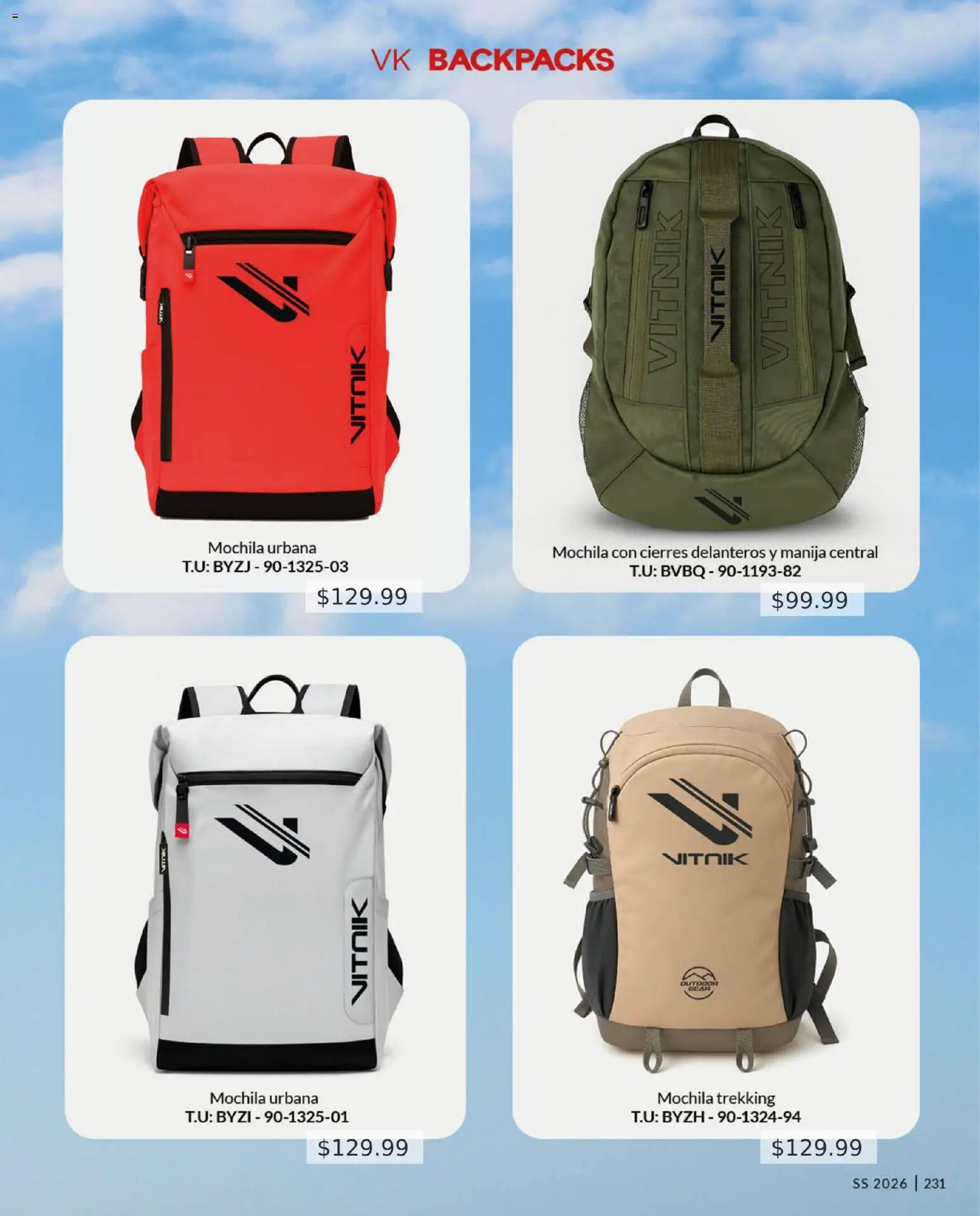 Vitnik - Folleto │ válido desde el 01.01.2026 | Página: 231 | Productos: Mochila