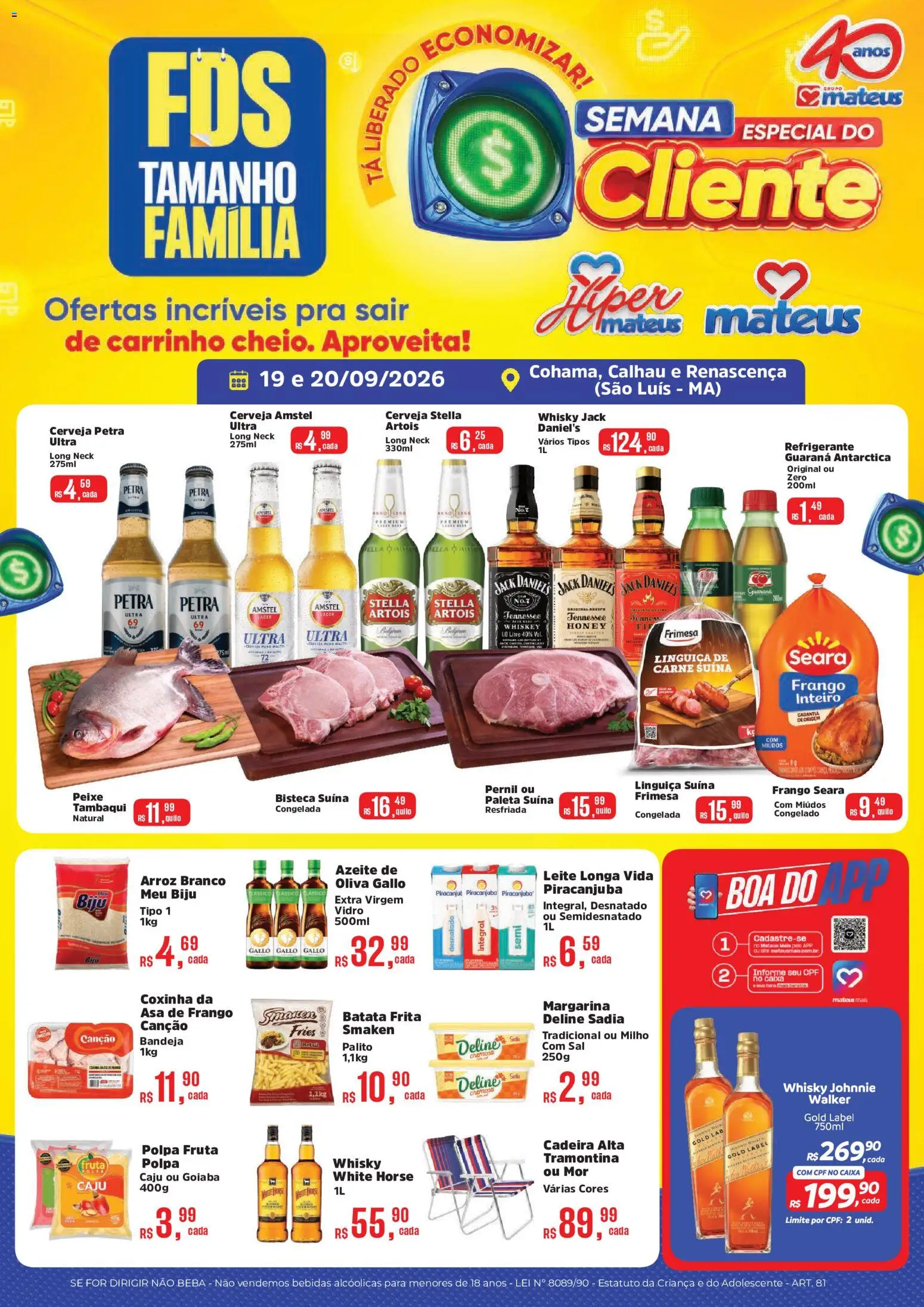 Mateus Folheto - válido de 19/09/2026 | Página: 1 | Produtos: Goiaba, Guaraná, Pernil, Margarina