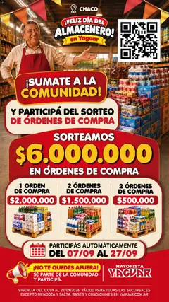 Vista previa Yaguar - Escaneá y participá Chaco válido desde el 07/09/2026