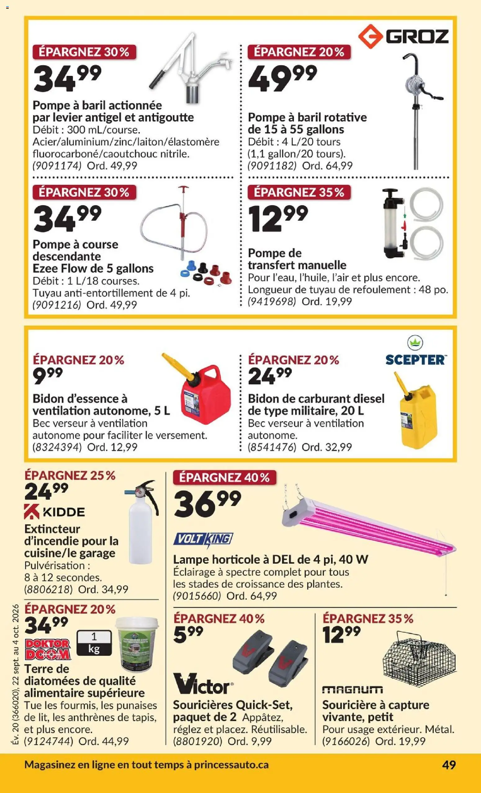 Princess Auto flyer valid from Sep 22, 2026 | Page: 54 | Products: Magnum