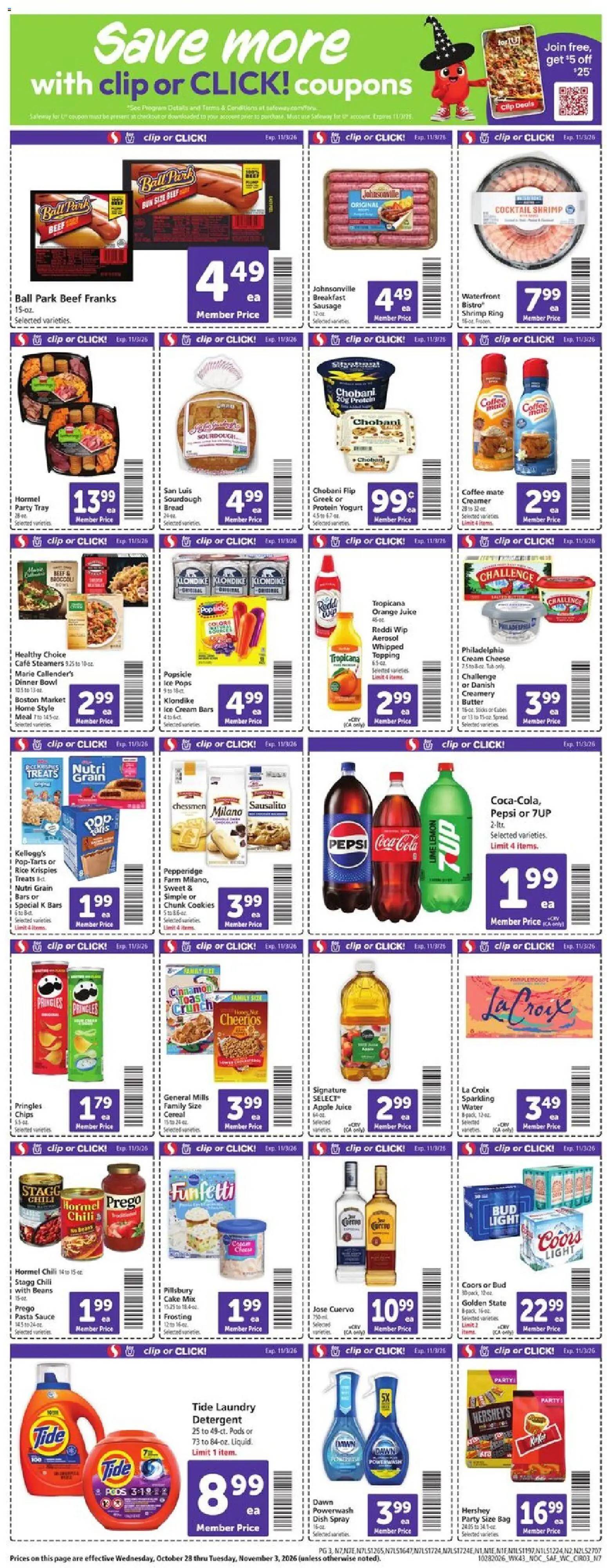 Safeway Weekly Ad | 10/28 - 11/03 2026 | Sale