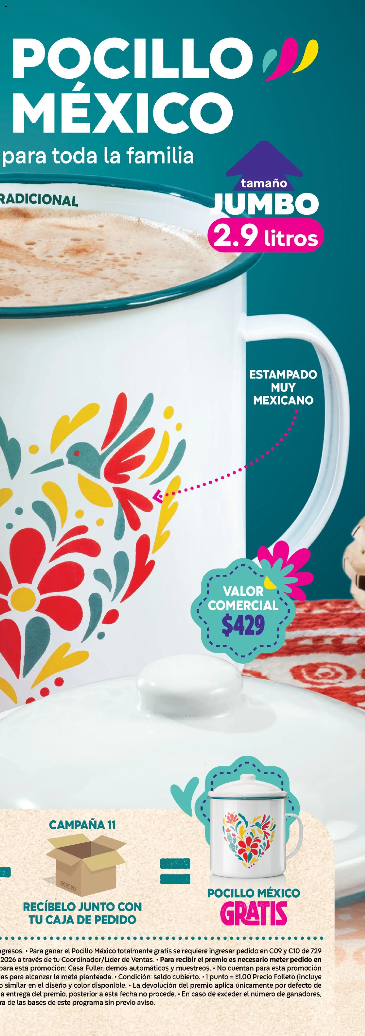 Nuevas ofertas de Fuller válidas en toda la República Mexicana desde el 05/08/2026. ¡Encuentra las mejores ofertas en Fuller Gana Mas 8 2026! | Página: 3 | Productos: Pocillo, Caja, Campana