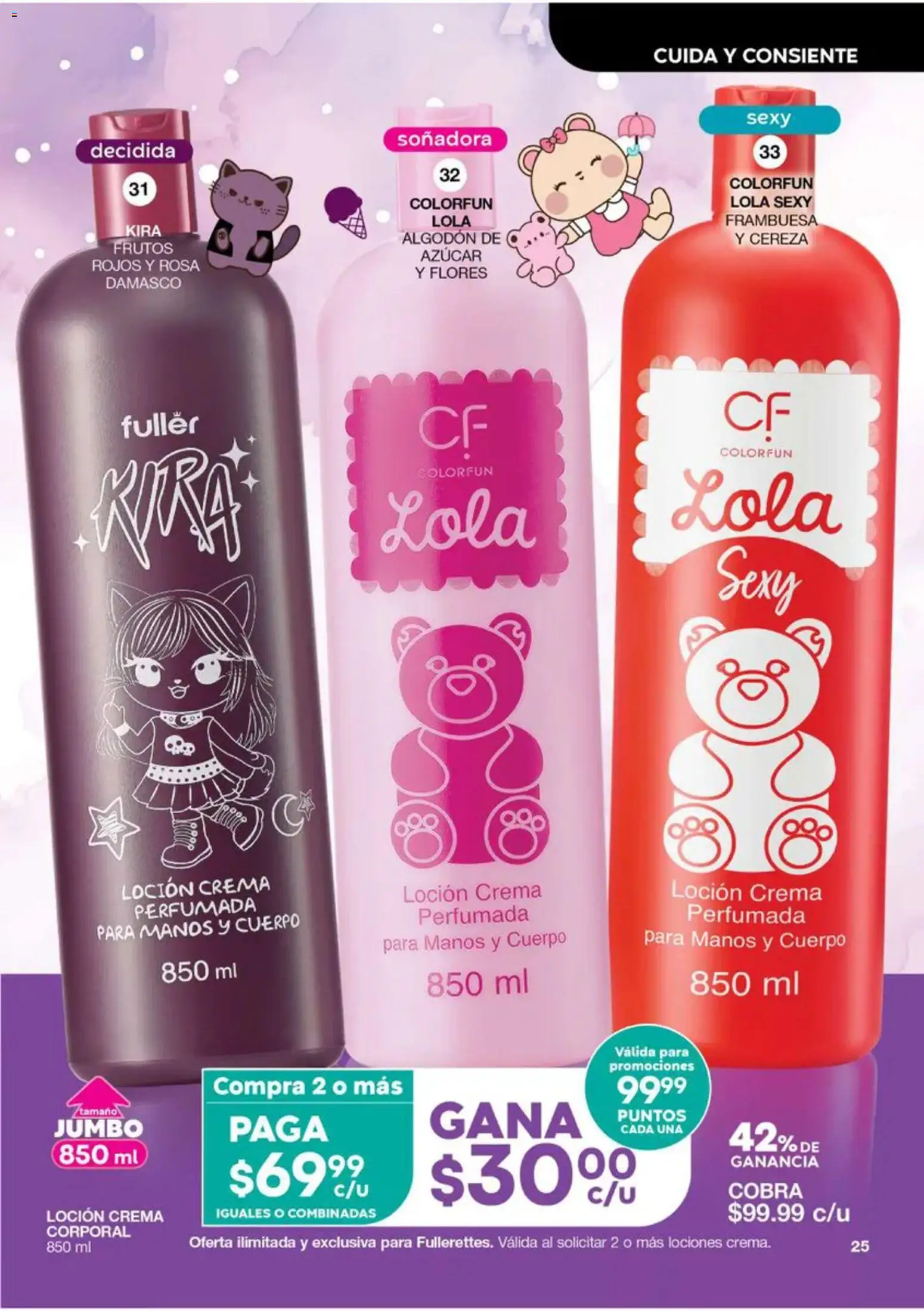 Nuevas ofertas de Fuller válidas en toda la República Mexicana desde el 16/09/2026. ¡Encuentra las mejores ofertas en Fuller Gana Más 12 2026! | Página: 24 | Productos: Azúcar, Flores, Crema, Algodón