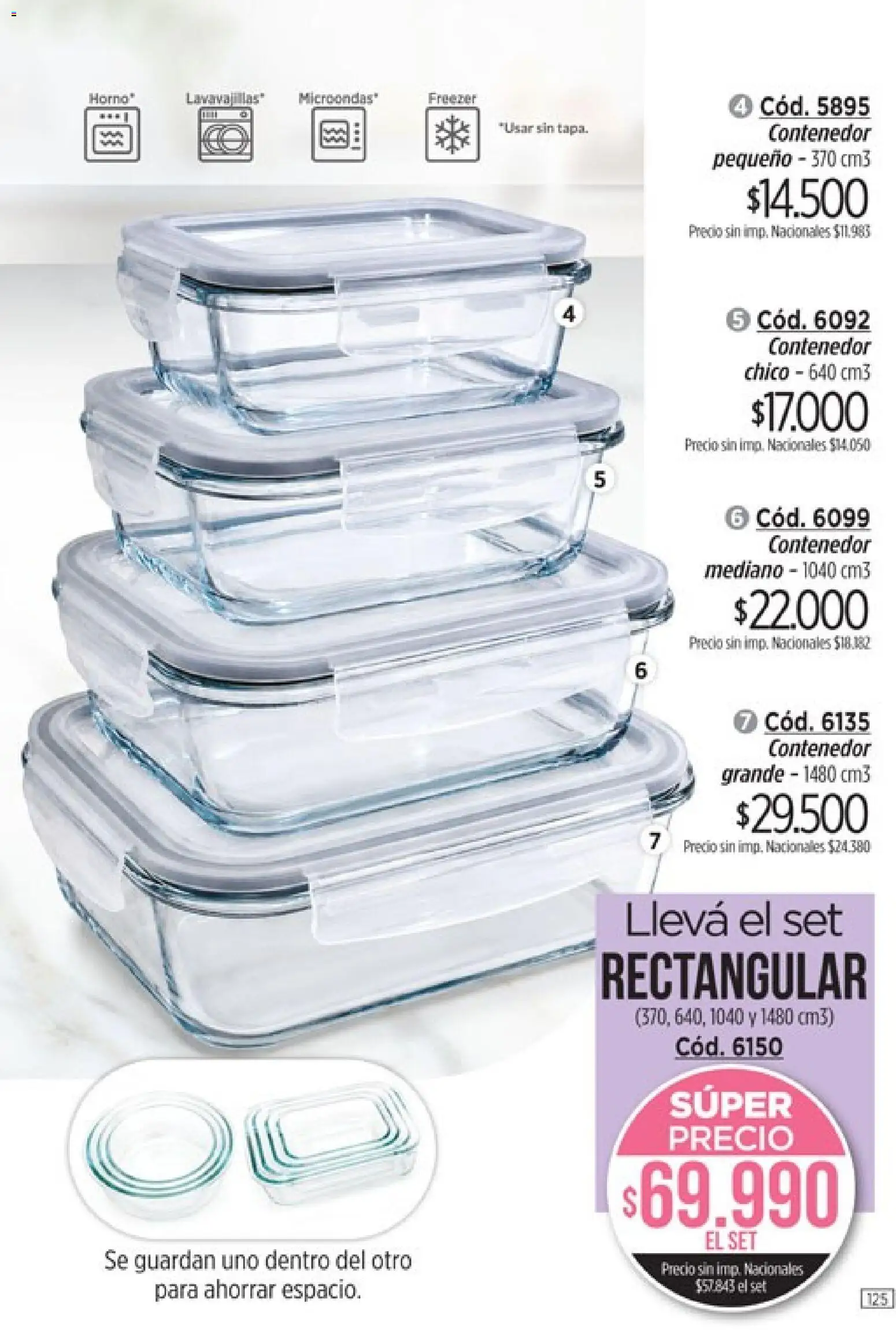 Catálogo Amodil Campaña 14 │ válido desde el 07/08/2026 | Página: 125 | Productos: Lavavajillas, Microondas, Freezer