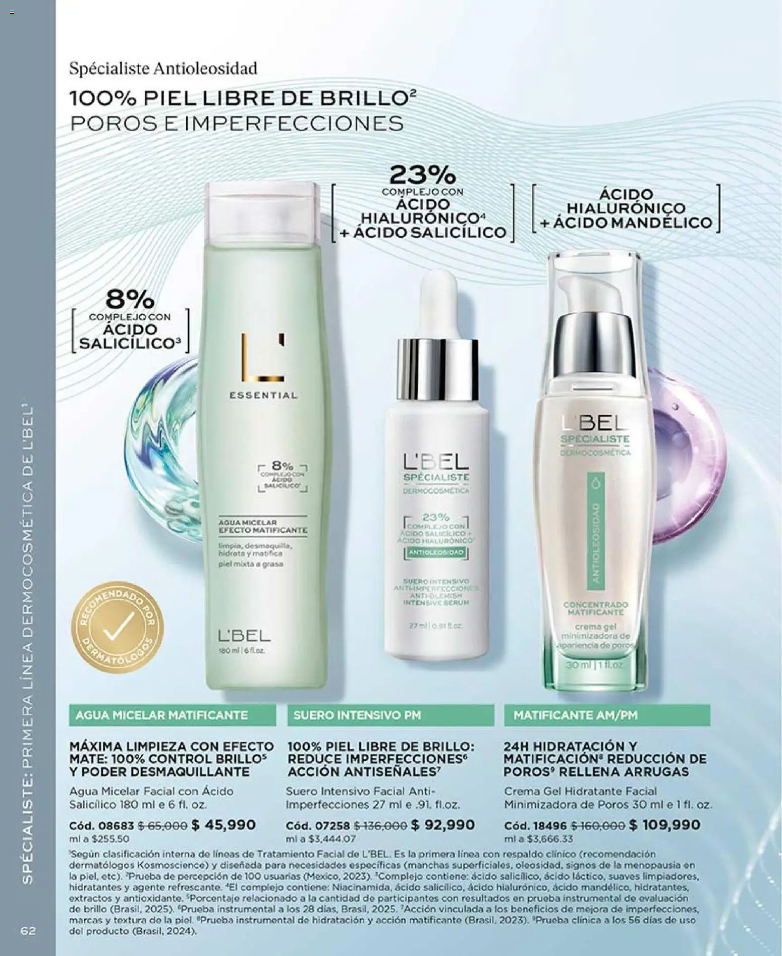L'Bel revista - valida desde el 24.04.2026 | Página: 62 | Productos: Agua, Agua micelar, Crema, Serum