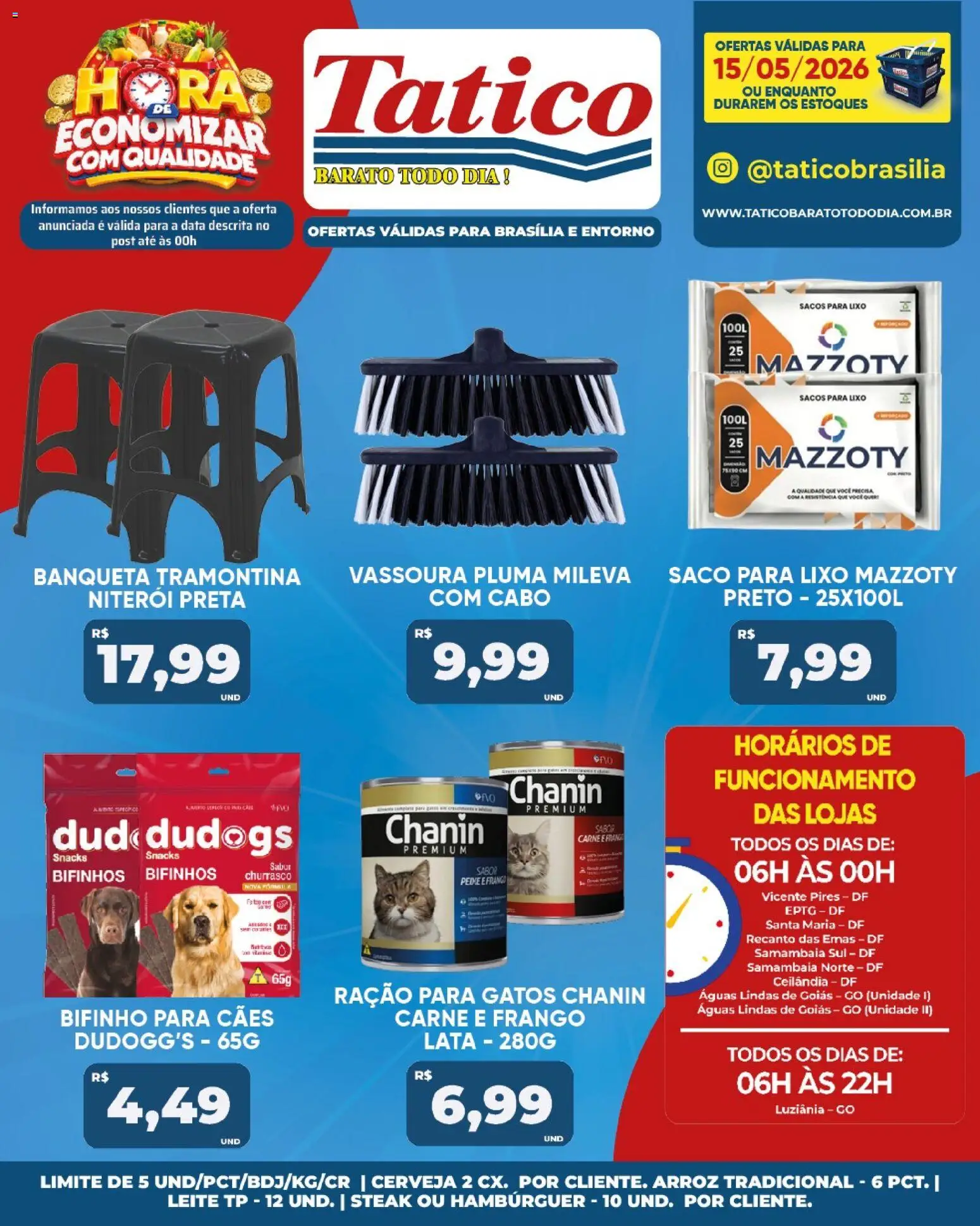 Tatico Folheto - válido de 15.05.2026 | Página: 22 | Produtos: Saco para lixo, Peixe, Carne, Frango