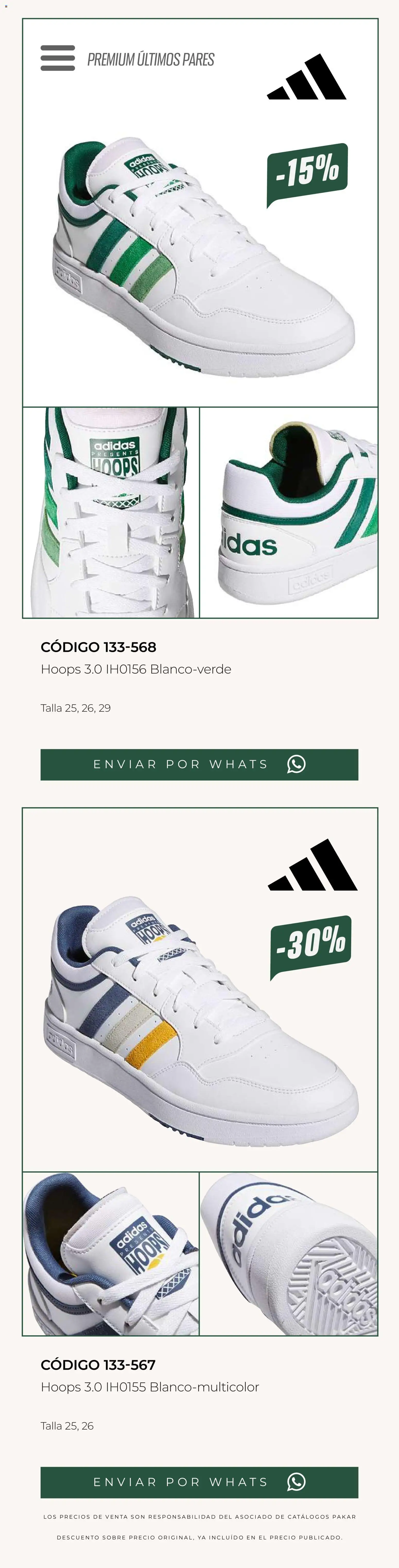 Nuevas ofertas de SC Pakar válidas en toda la República Mexicana desde el 13.03.2026. ¡Encuentra las mejores ofertas en SC Pakar catálogo Últimos pares premium ! | Página: 45 | Productos: Sobre