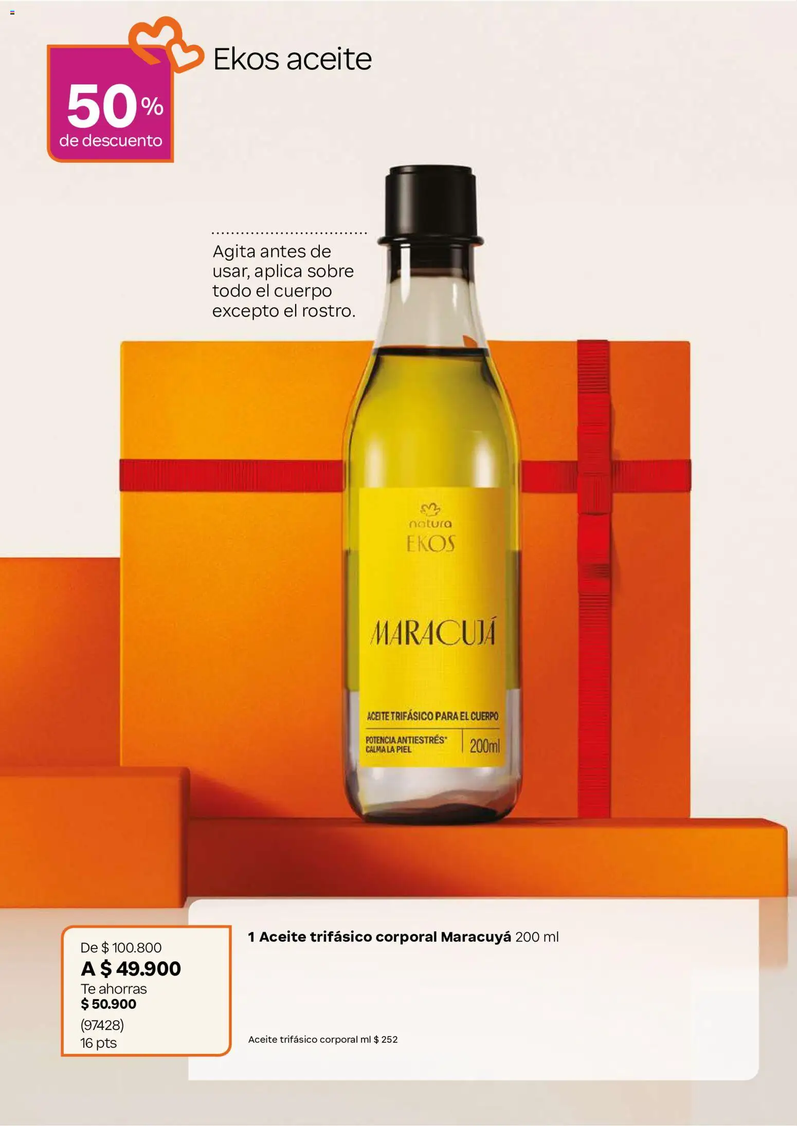 Natura revista - valida desde el 22/07/2026 | Página: 32 | Productos: Té, Sobre, Maracuyá, Aceite