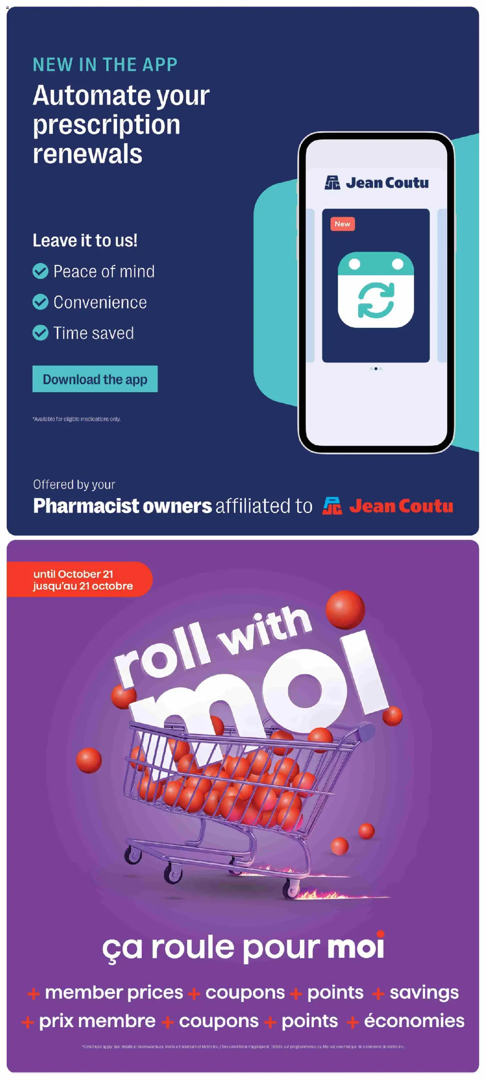 Jean Coutu flyer valid from Oct 1, 2026 | Page: 14