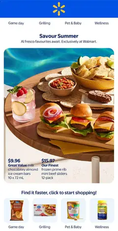 Preview of Walmart flyer - Savour Summer from shop Walmart valid from Jul 2, 2026
