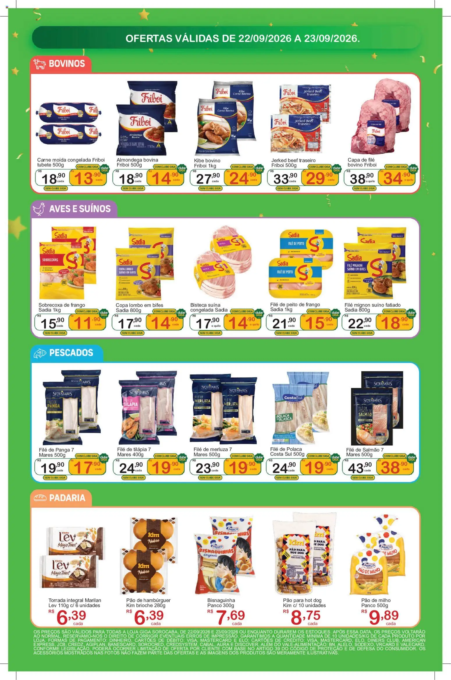 GIGA Atacado Folheto - válido de 22/09/2026 | Página: 2 | Produtos: Lombo, Tilápia, Filé de tilápia, Peito de frango