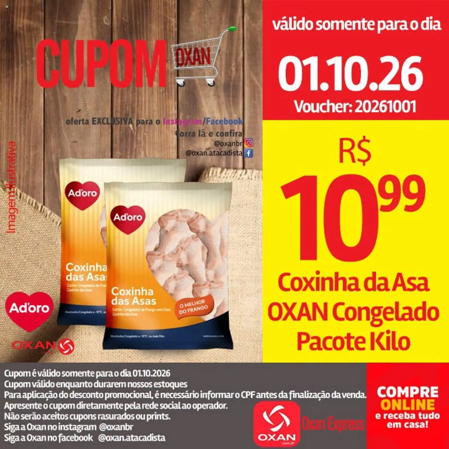 Oxan Atacadista Folheto - válido de 01/10/2026 | Página: 13 | Produtos: Frango