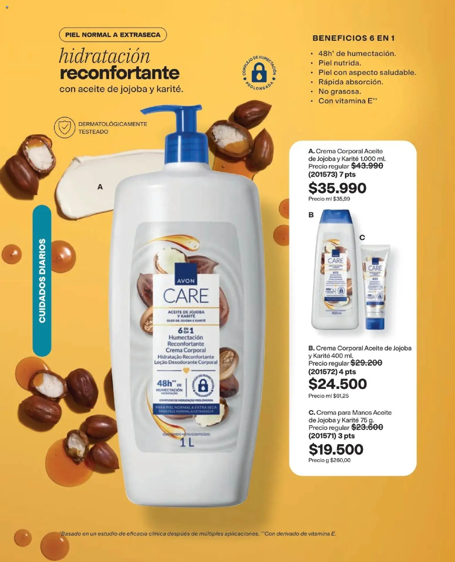 Avon revista - valida desde el 15/07/2026 | Página: 137 | Productos: Crema, Desodorante, Aceite
