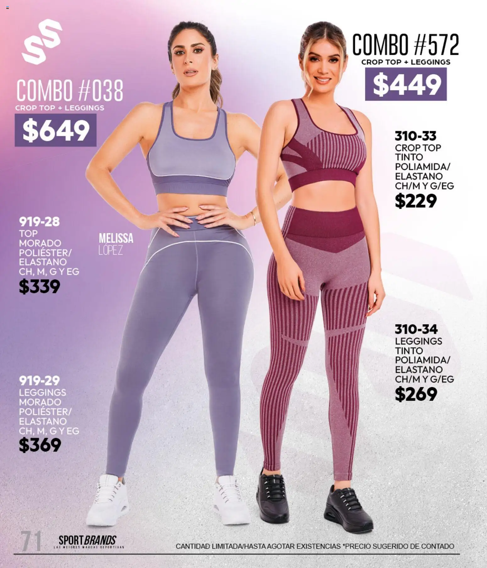Nuevas ofertas de Cklass válidas en toda la República Mexicana desde el 11/09/2026. ¡Encuentra las mejores ofertas en Cklass catálogo Sportbrands Dama Invierno! | Página: 88 | Productos: Leggings, Top