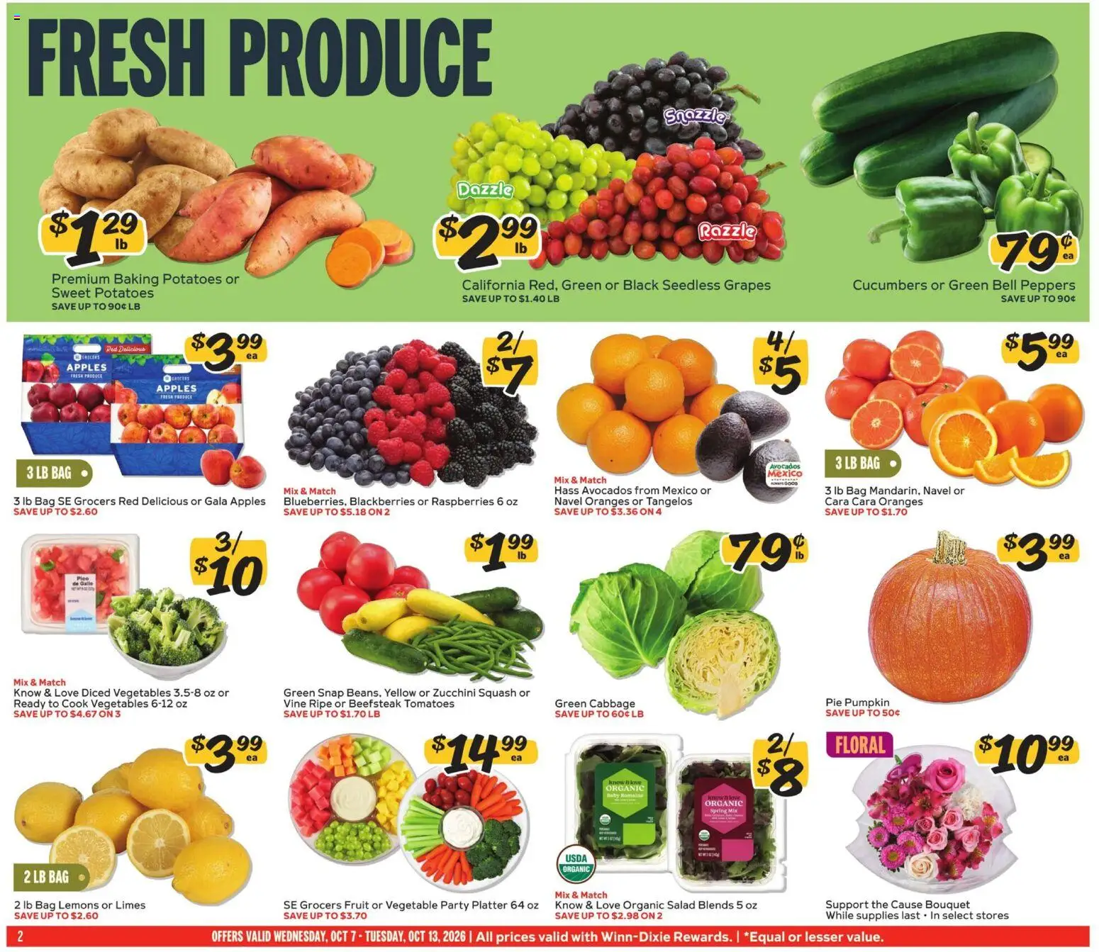 Winn Dixie Weekly Ad - valid from 10/07/2026 | Page: 2
