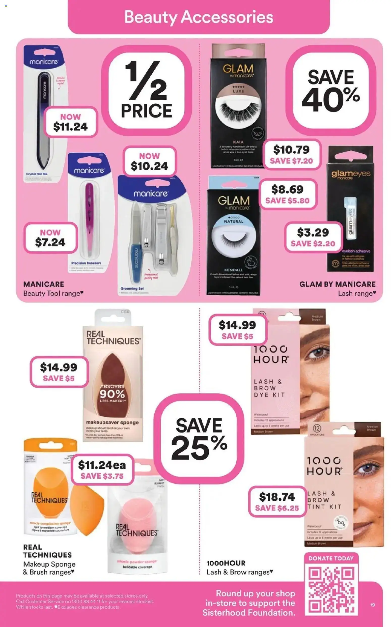 Priceline Pharmacy catalogue - valid from 30/07/2026 | Page: 19 | Products: Powder, Brush, Makeup, Sponge
