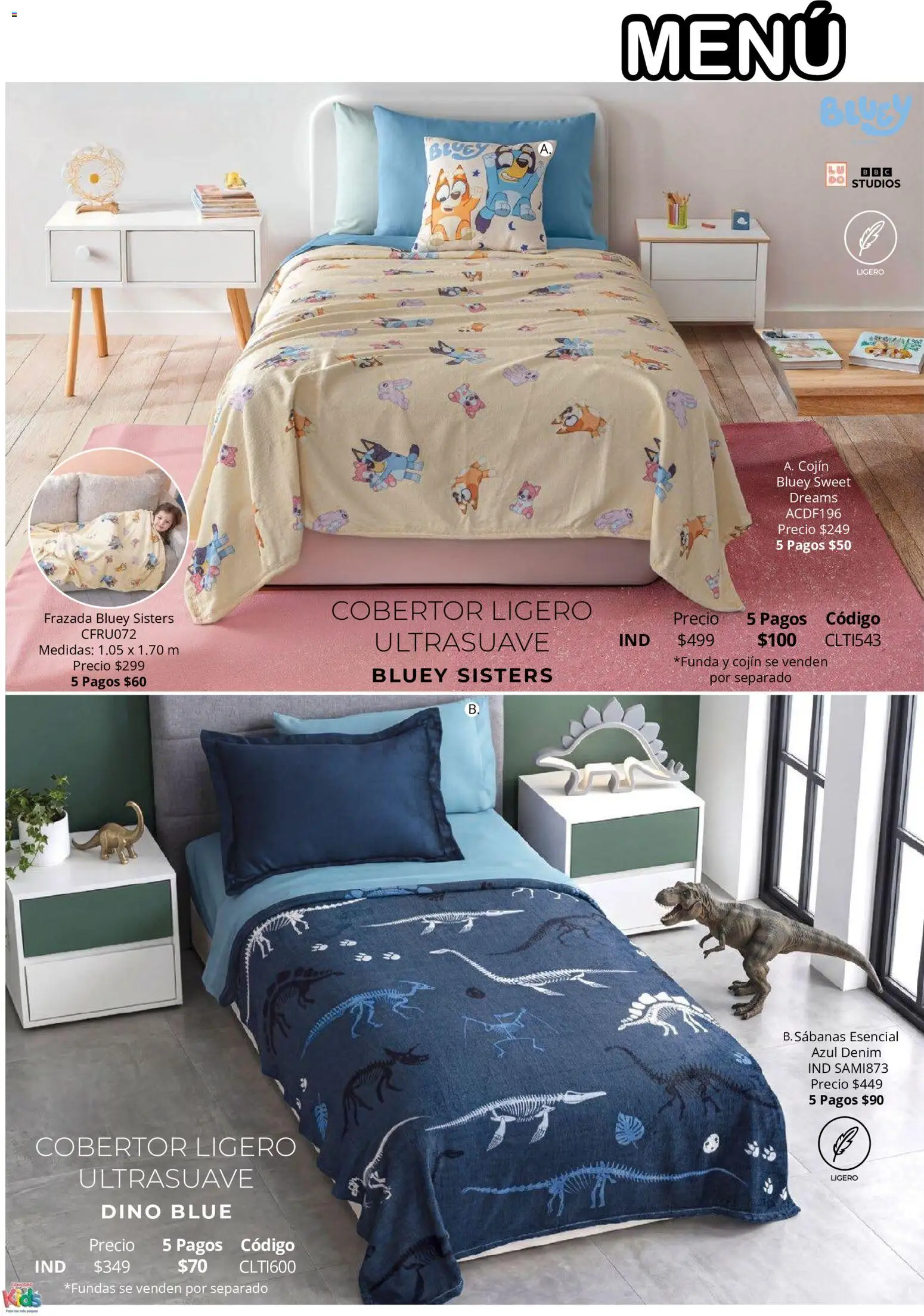 Nuevas ofertas de Colchas Concord válidas en toda la República Mexicana desde el 15/10/2026. ¡Encuentra las mejores ofertas en Colchas Concord catálogo Colección Infantil Para los más peques! | Página: 45