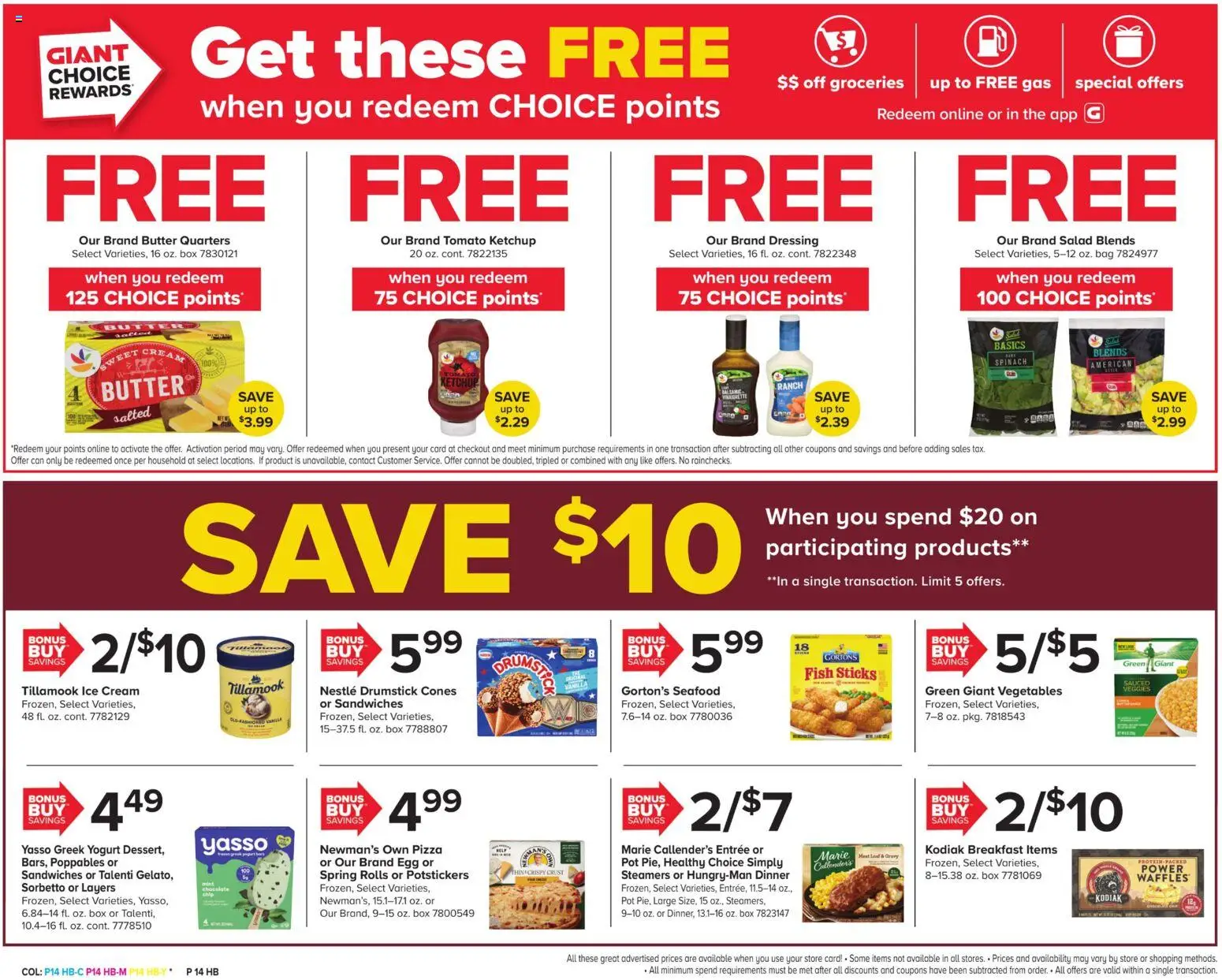 Giant Weekly Ad - valid from 07/17/2026 | Page: 15 | Products: Waffles, Fish, Salad, Tomato