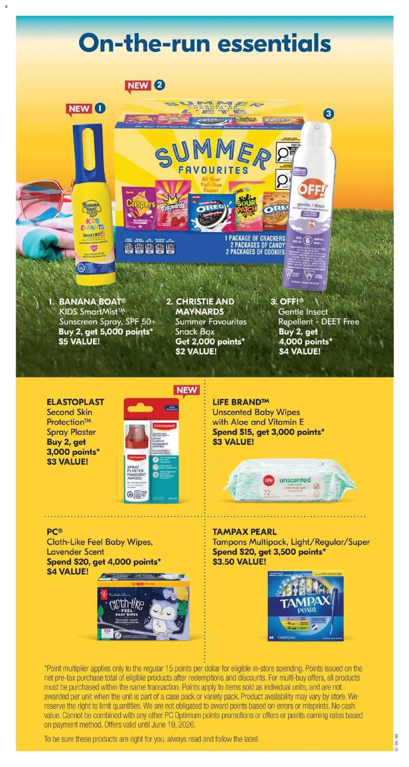 Shoppers flyer valid from 05.06.2026 | Page: 23 | Products: Cookies, Case, Sunscreen, Box
