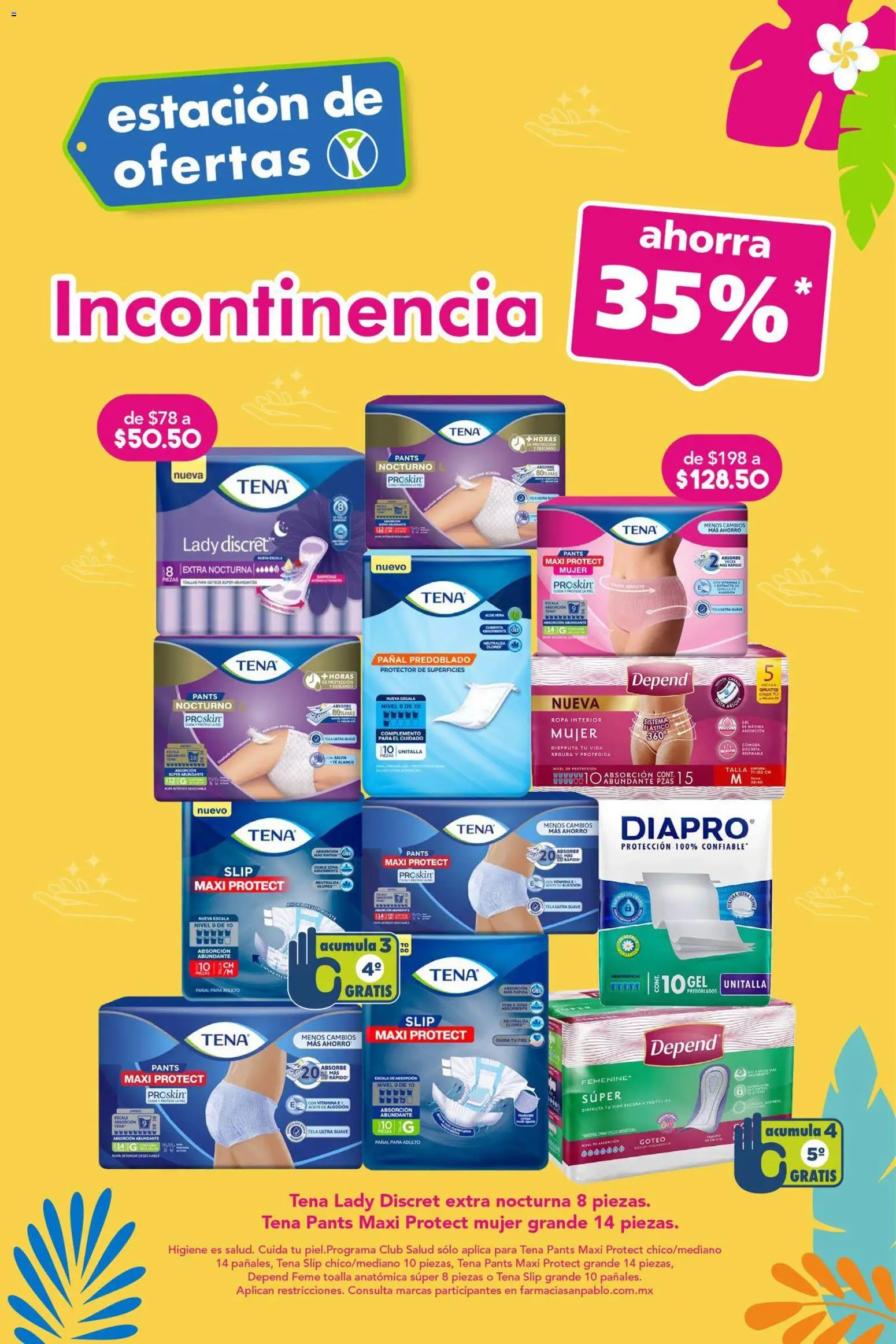 Nuevas ofertas de Farmacia San Pablo válidas en toda la República Mexicana desde el 21/06/2026. ¡Encuentra las mejores ofertas en Farmacia San Pablo catálogo! | Página: 9