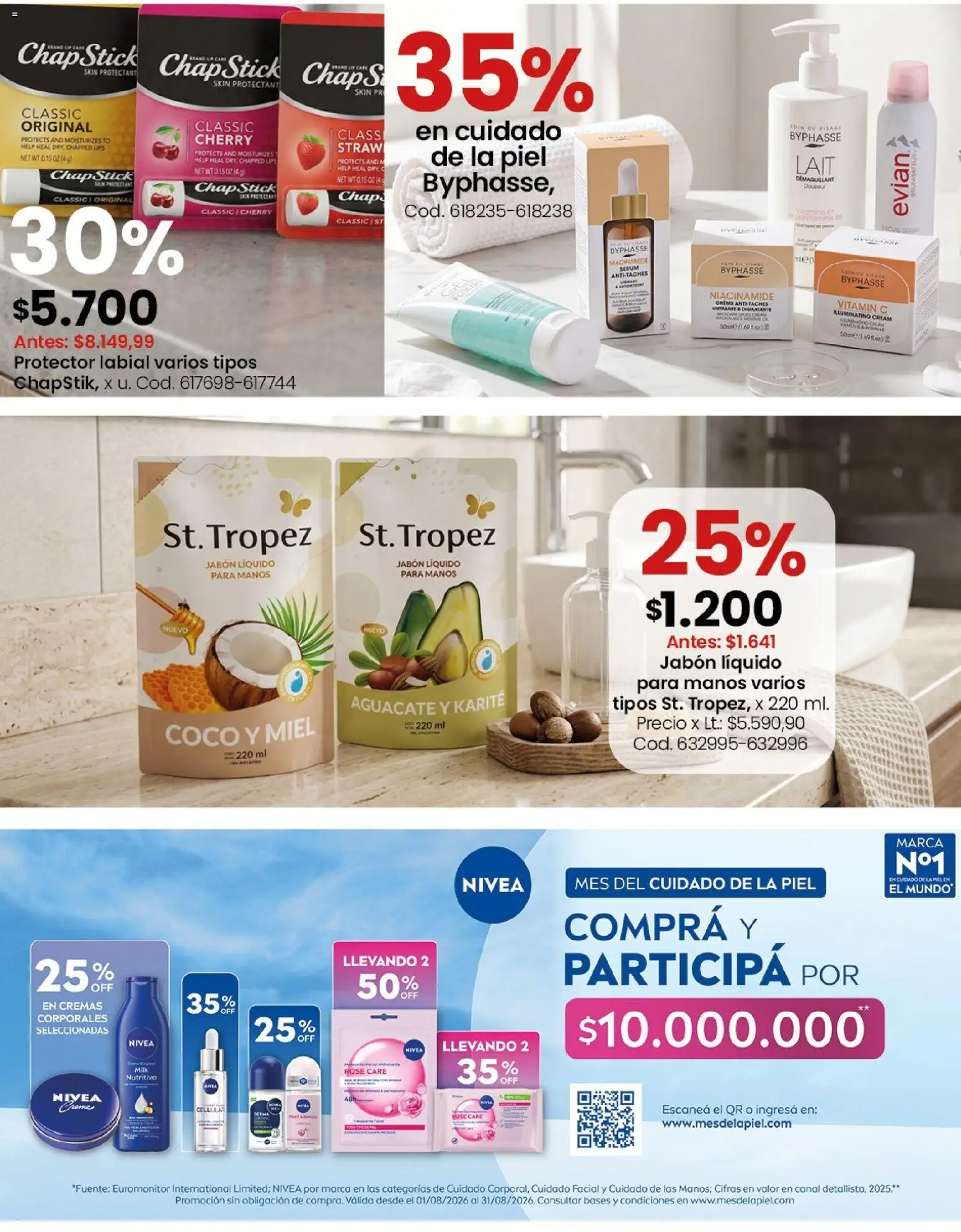 Coto - Perfumería y limpieza │ válido desde el 03/08/2026 | Página: 7 | Productos: Body, Jabón líquido, Serum, Jabón