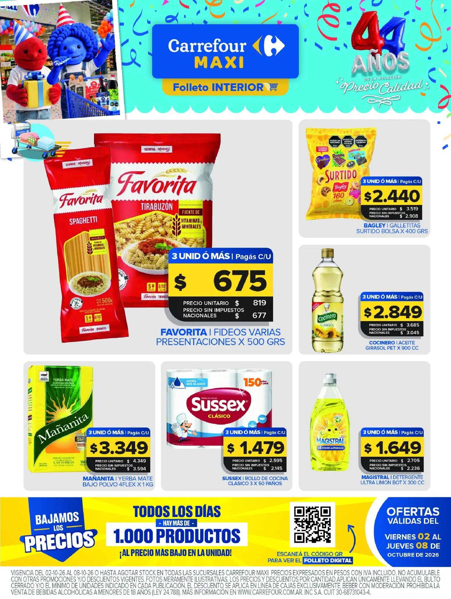 Carrefour Maxi catálogo │ válido desde el 02/10/2026 | Página: 1