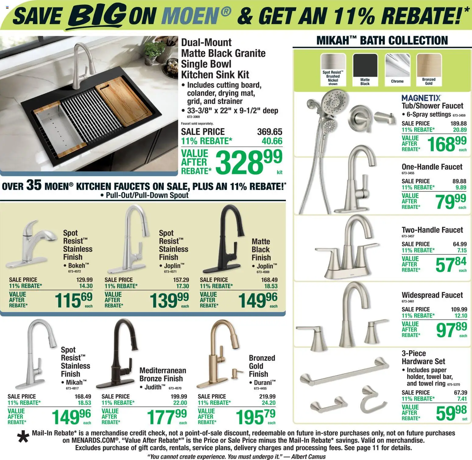Menards Weekly Ad - valid from 04.03.2026 | Page: 15 | Products: Bath, Ring