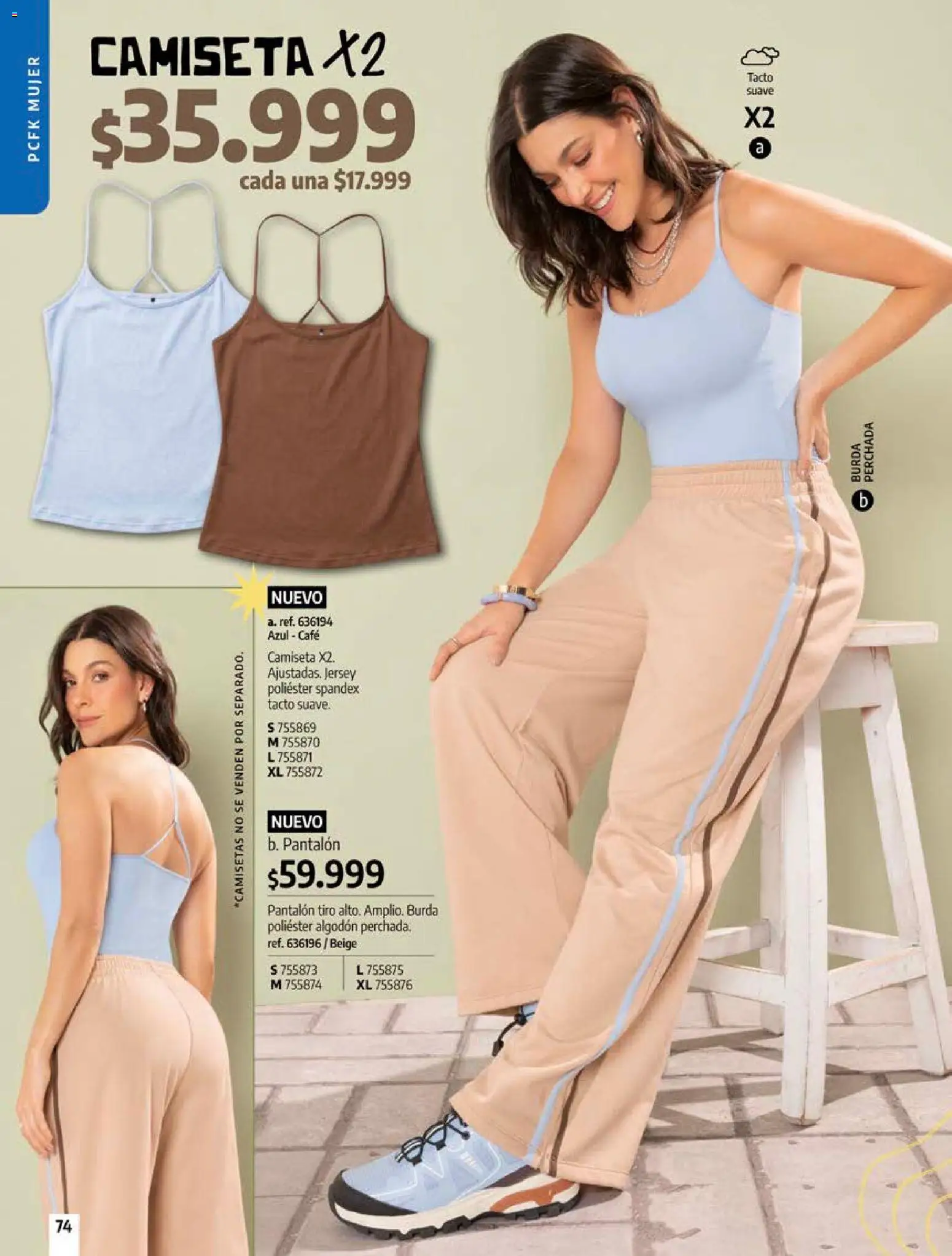 Pacifika revista - valida desde el 18/10/2026 | Página: 74 | Productos: Algodón, Camiseta, Café
