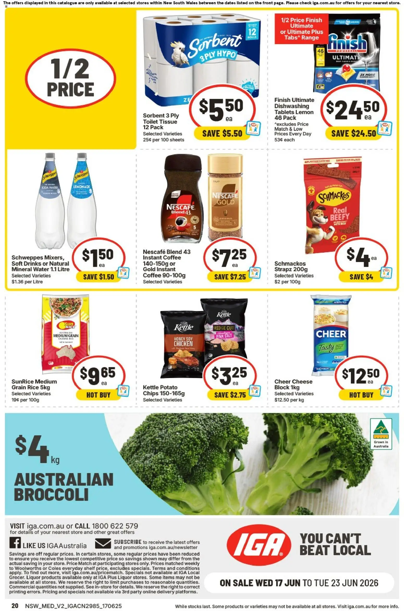 IGA catalogue - valid from 17.06.2026 | Page: 18 | Products: Shelf, Chicken, Salt, Kettle