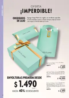 Oriflame Ofertas  válido desde el 18.04.2026 | Página: 44 | Productos: Imán, Bolsa, Cinta, Sobre