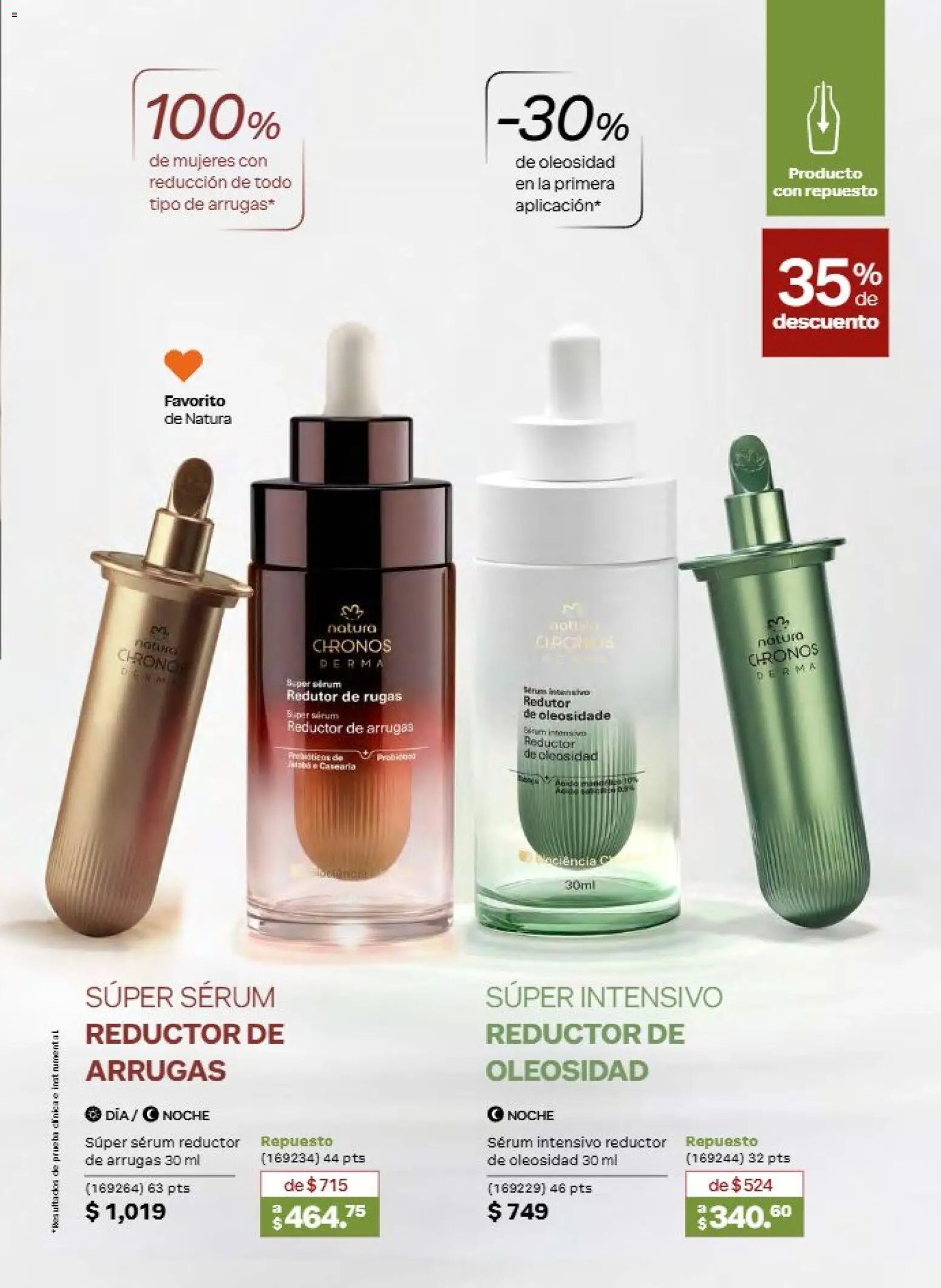 Nuevas ofertas de Natura válidas en toda la República Mexicana desde el 11/09/2026. ¡Encuentra las mejores ofertas en Natura campaña 14 2026! | Página: 76 | Productos: Serum