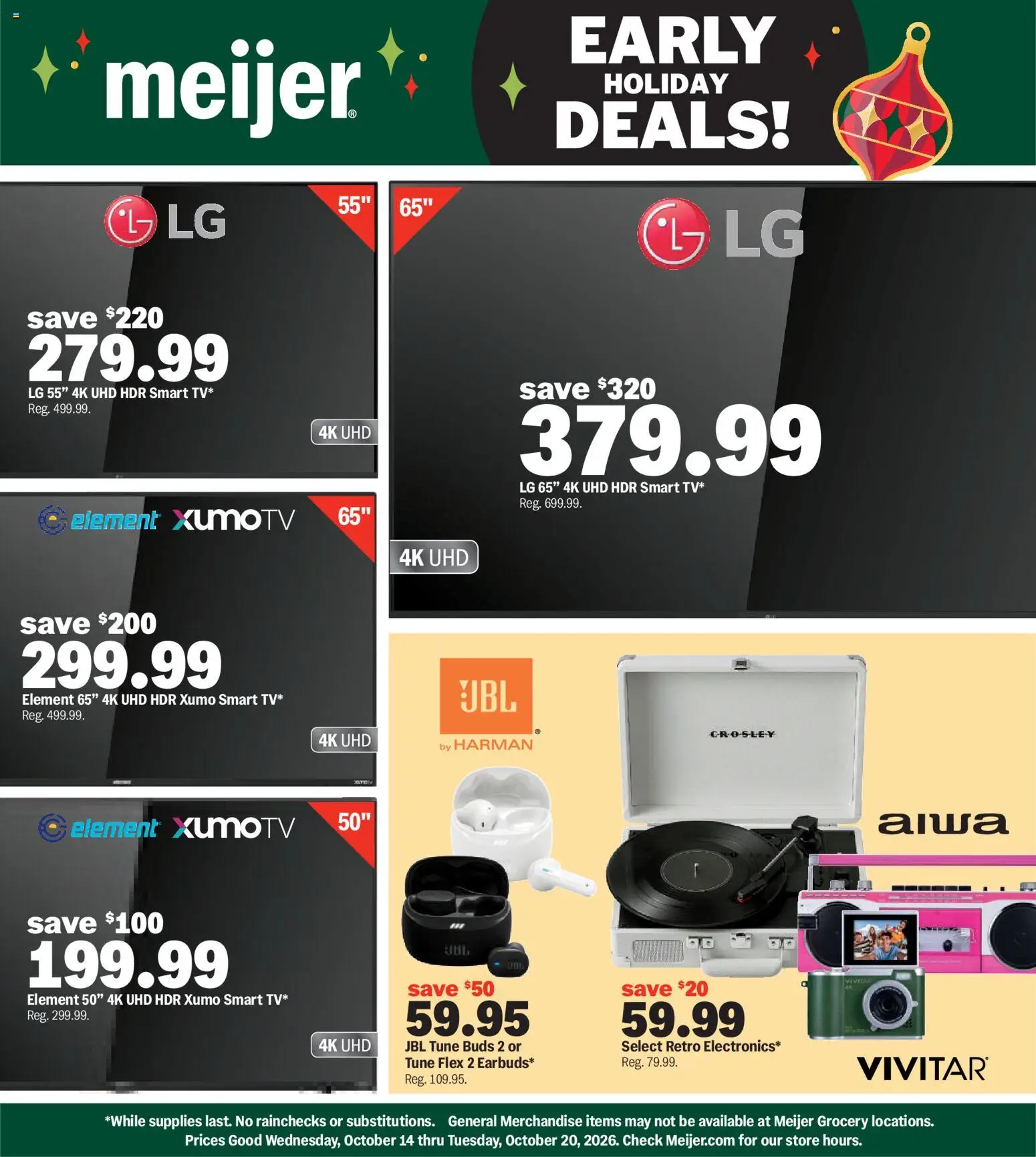 Meijer Early Holiday Deals - valid from 10/14/2026 | Page: 1
