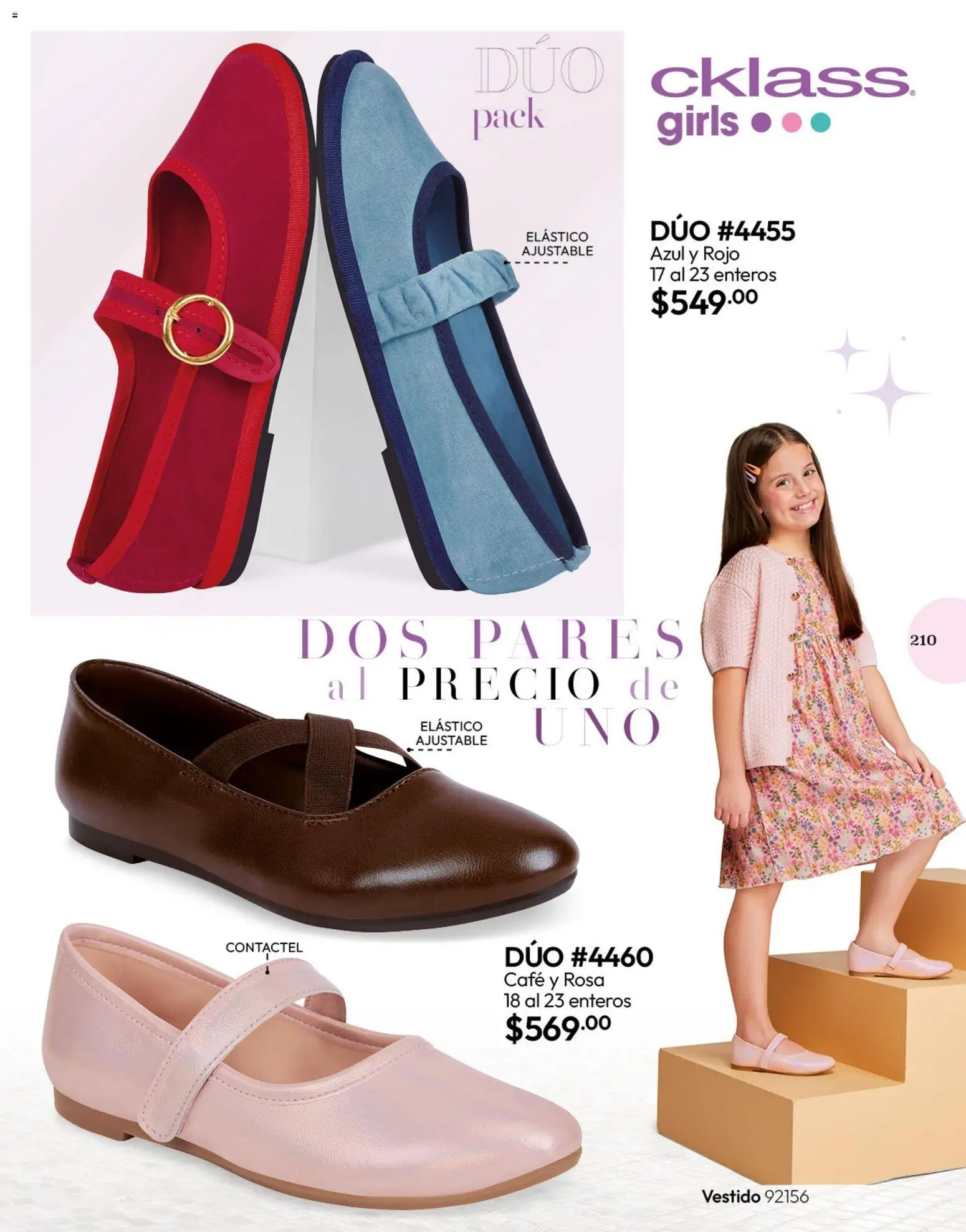 Nuevas ofertas de Cklass válidas en toda la República Mexicana desde el 11/09/2026. ¡Encuentra las mejores ofertas en Cklass catálogo Calzado Invierno! | Página: 218 | Productos: Café, Vestido