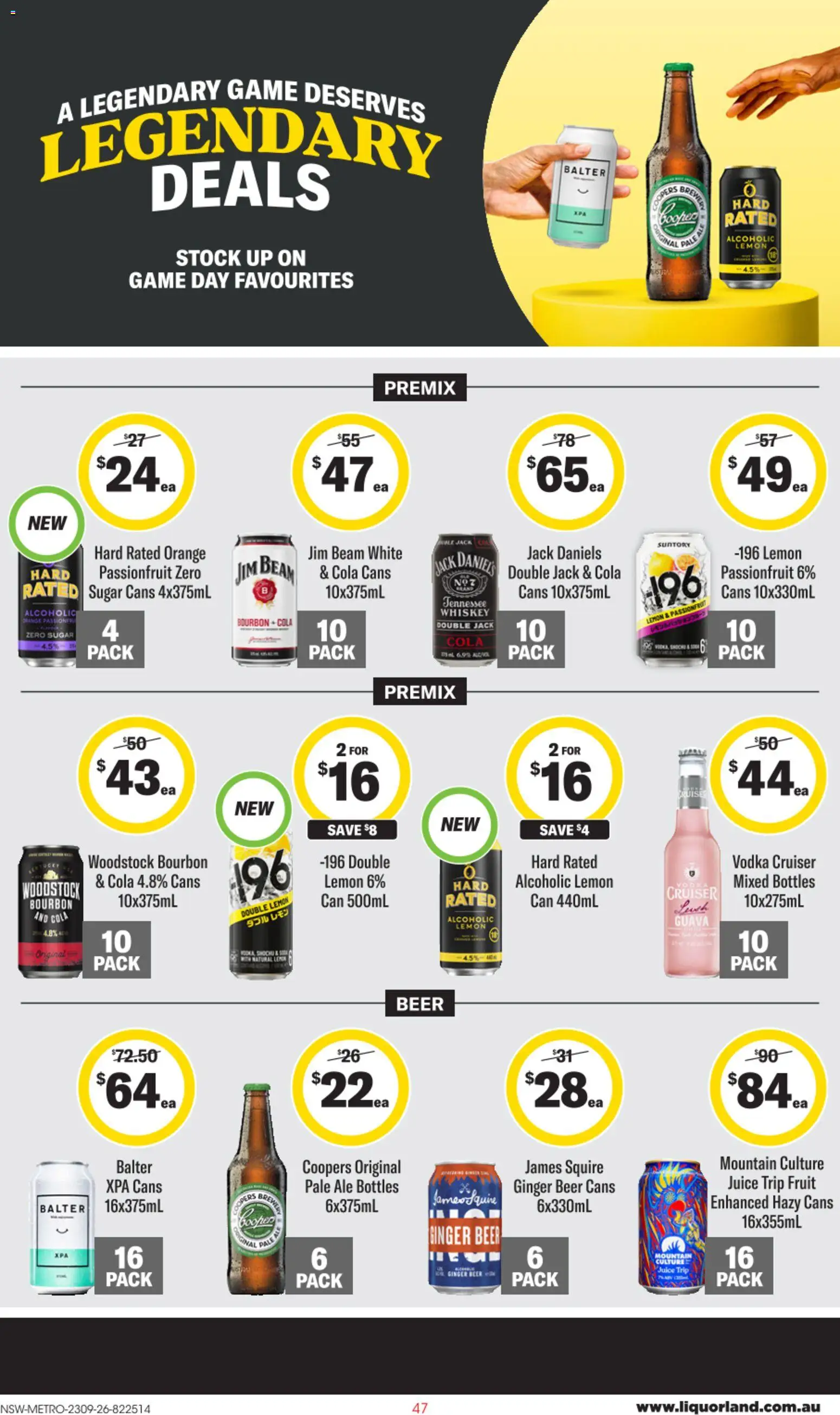 Liquorland catalogue - valid from 23/09/2026 | Page: 2 | Products: Ginger, Sugar, Lemon, Game