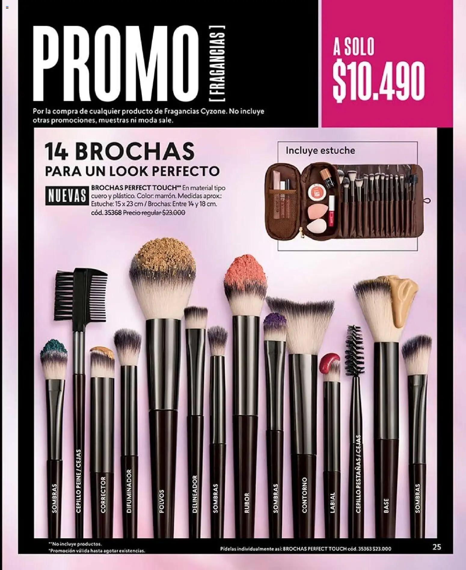 Catálogo CyZone Campaña 13 │ válido desde el 25.07.2026 | Página: 25 | Productos: Contorno, Delineador, Labial, Rubor