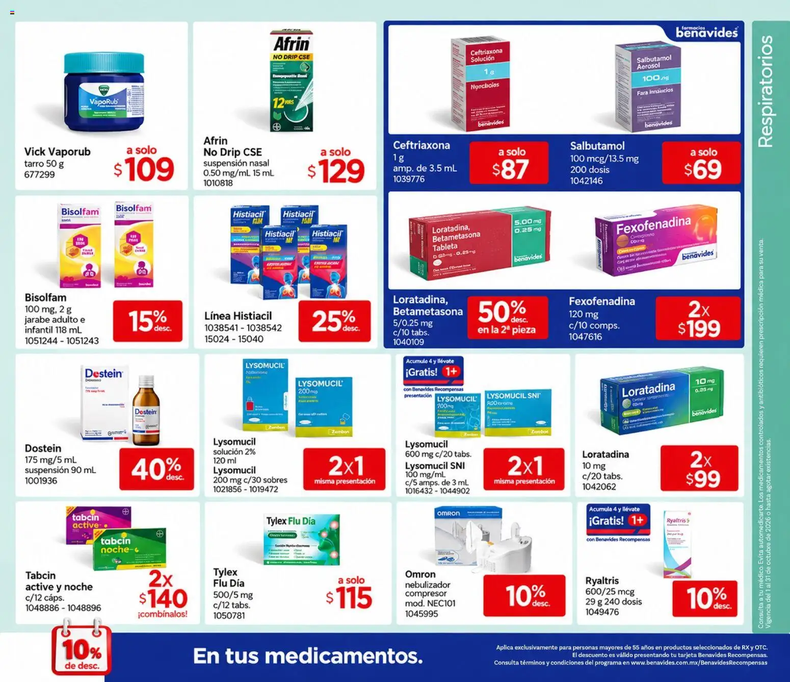 Catálogo Farmacia Benavides - Página 5 - Ofertas válidas hasta el 30 de octubre de 2026