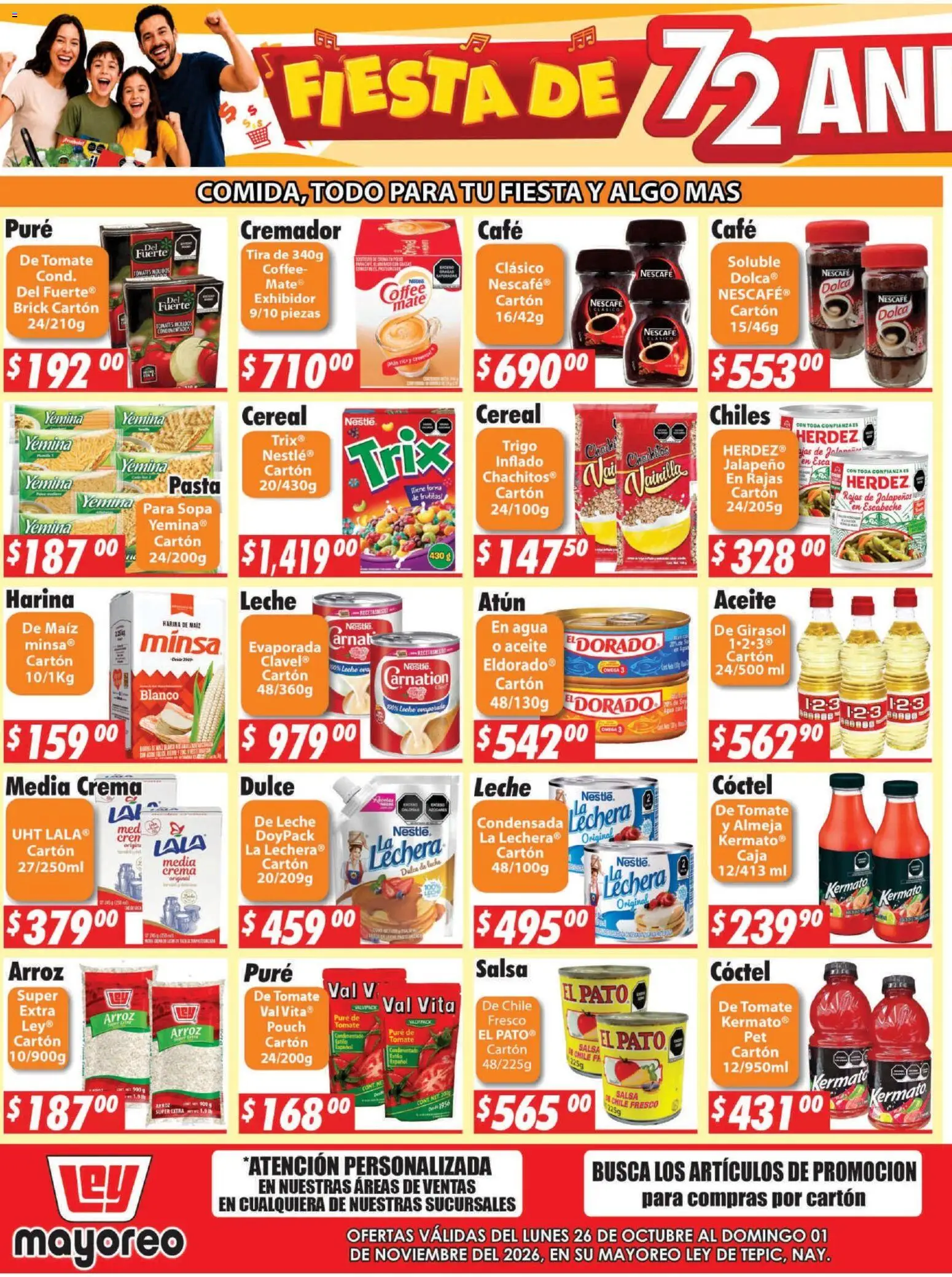 Nuevas ofertas de Casa Ley válidas en toda la República Mexicana desde el 26/10/2026. ¡Encuentra las mejores ofertas en Casa Ley folleto Tepic! | Página: 5