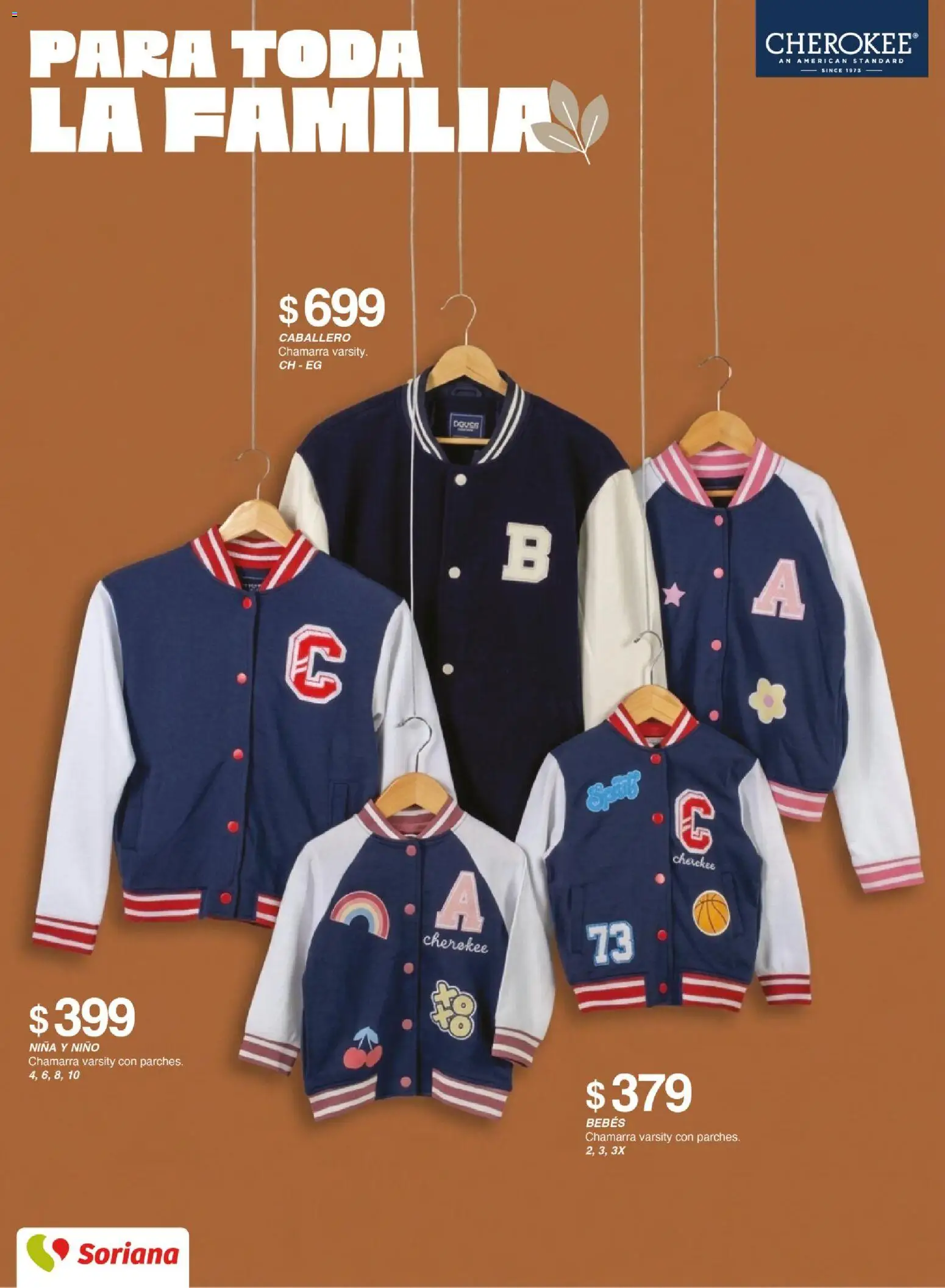 Nuevas ofertas de Soriana válidas en toda la República Mexicana desde el 30/09/2026. ¡Encuentra las mejores ofertas en Soriana catálogo otoño invierno! | Página: 6 | Productos: Chamarra