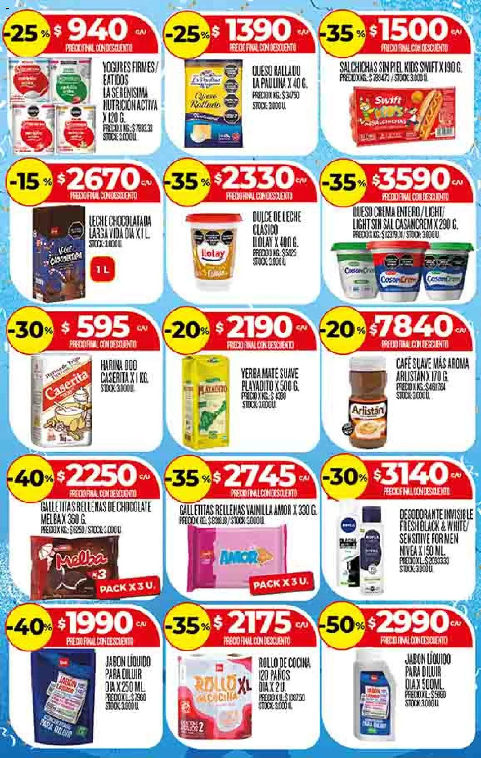 Dia - Ofertas - Salta y Jujuy │ válido desde el 20.05.2026 | Página: 3 | Productos: Dulce de leche, Sal, Café, Chocolatada