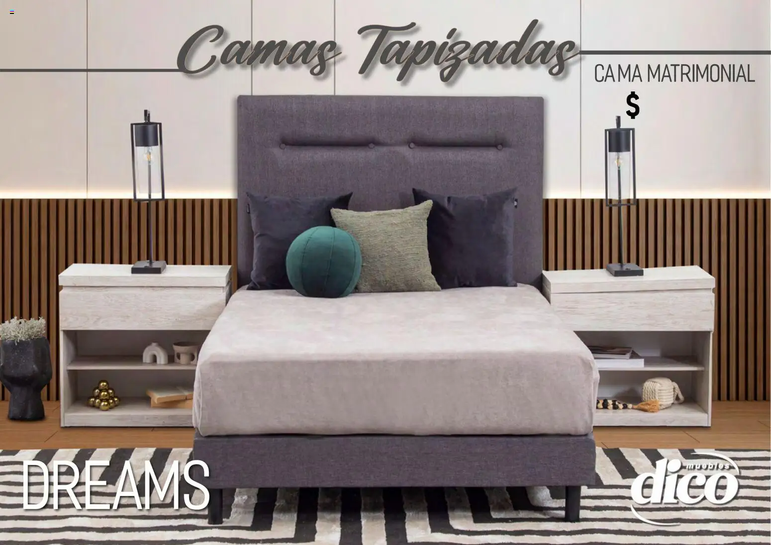 Nuevas ofertas de Muebles Dico válidas en toda la República Mexicana desde el 01.04.2026. ¡Encuentra las mejores ofertas en Muebles Dico catálogo Camas tapizadas ! | Página: 20 | Productos: Cama