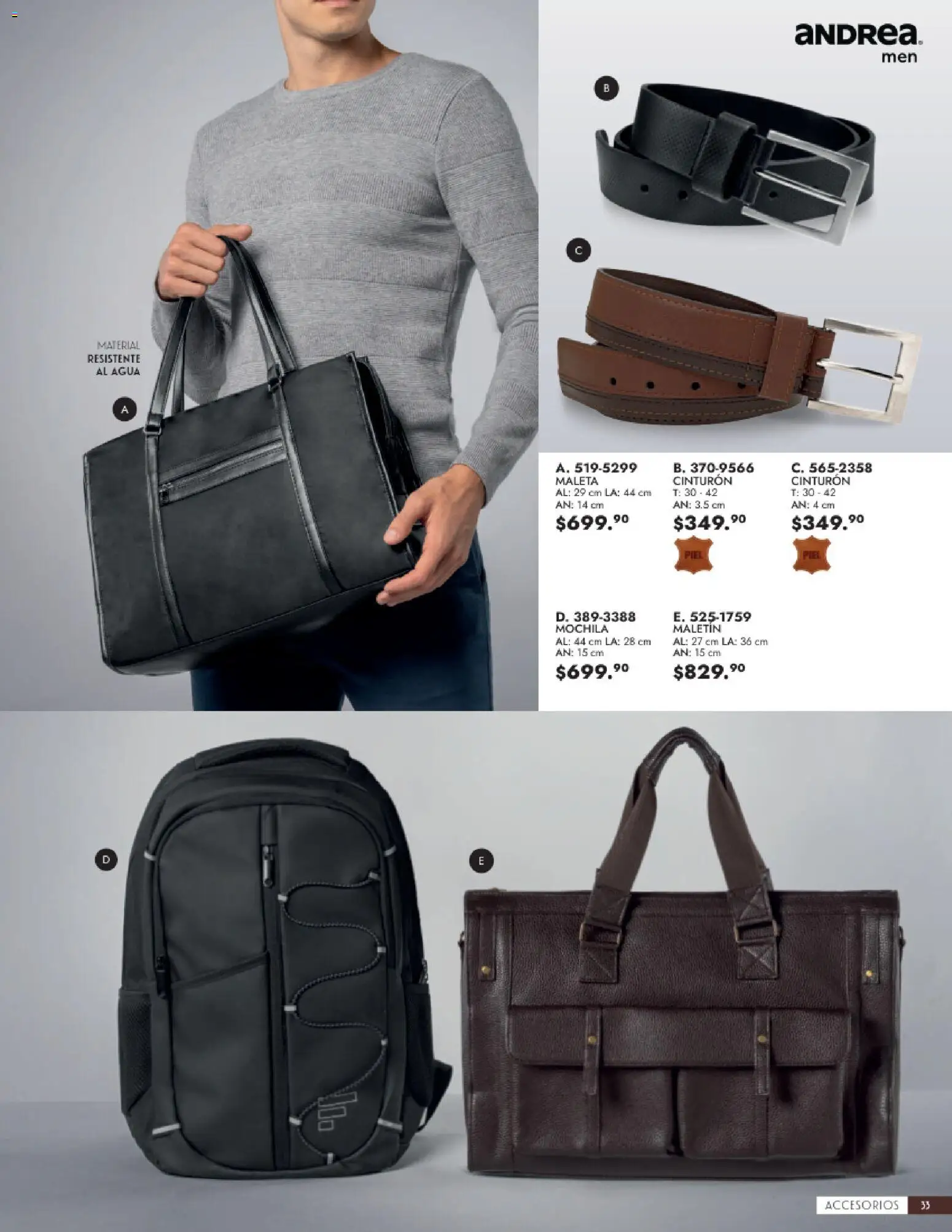 Nuevas ofertas de Andrea válidas en toda la República Mexicana desde el 23/08/2026. ¡Encuentra las mejores ofertas en Andrea catálogo Accesorios para todos! | Página: 33