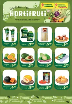 Comercial Esperança ofertas Hortifruti - Pré-Visualização do folheto da loja Comercial Esperança, válido de 07/07/2026