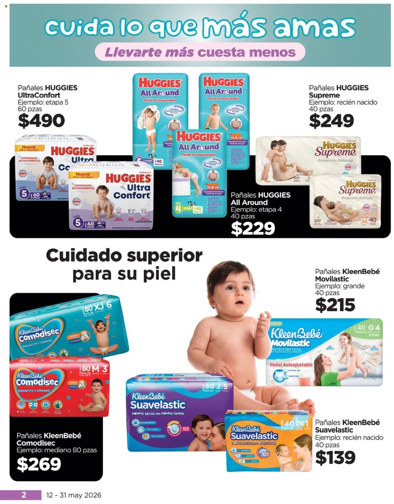 Nuevas ofertas de Chedraui válidas en toda la República Mexicana desde el 12.05.2026. ¡Encuentra las mejores ofertas en Chedraui folleto Llevarte más cuesta menos! | Página: 2