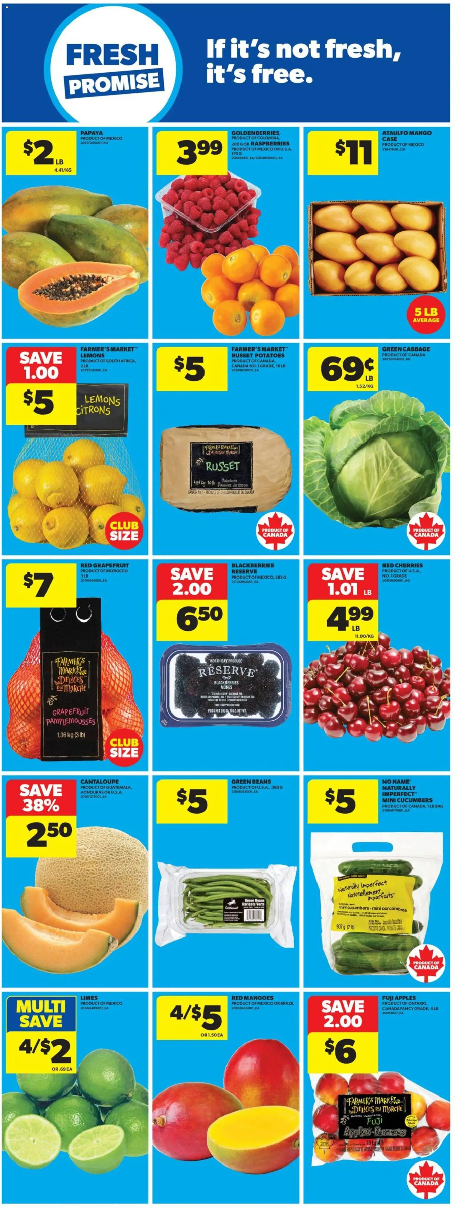 Real Canadian Superstore flyer valid from 21.05.2026 | Page: 16 | Products: Cucumbers, Case, Bag, Apples