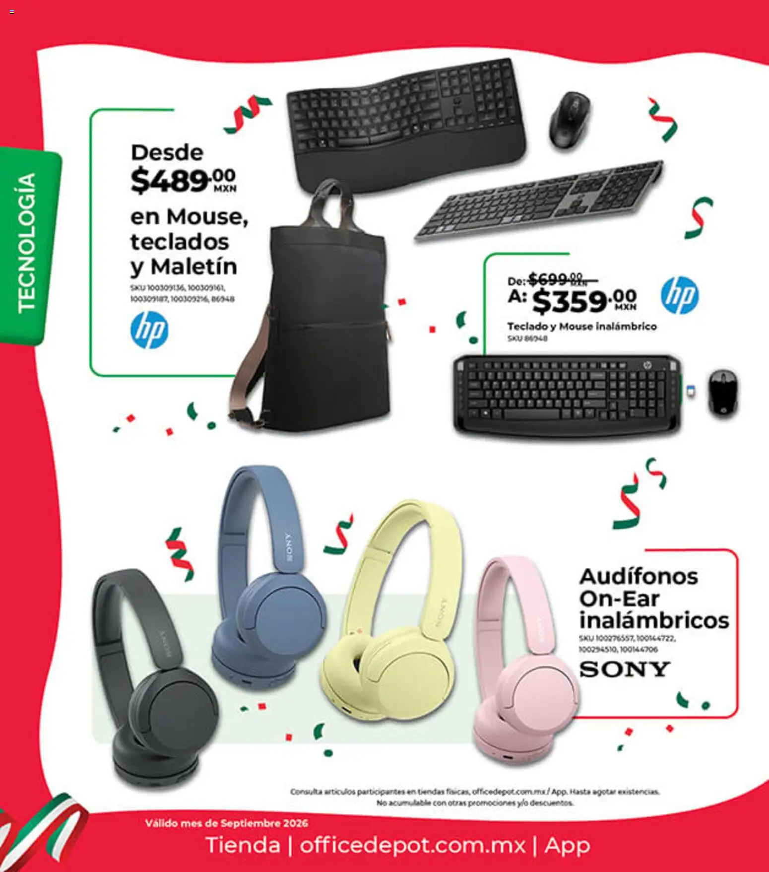 Nuevas ofertas de Office Depot válidas en toda la República Mexicana desde el 01/09/2026. ¡Encuentra las mejores ofertas en Office Depot catálogo! | Página: 20