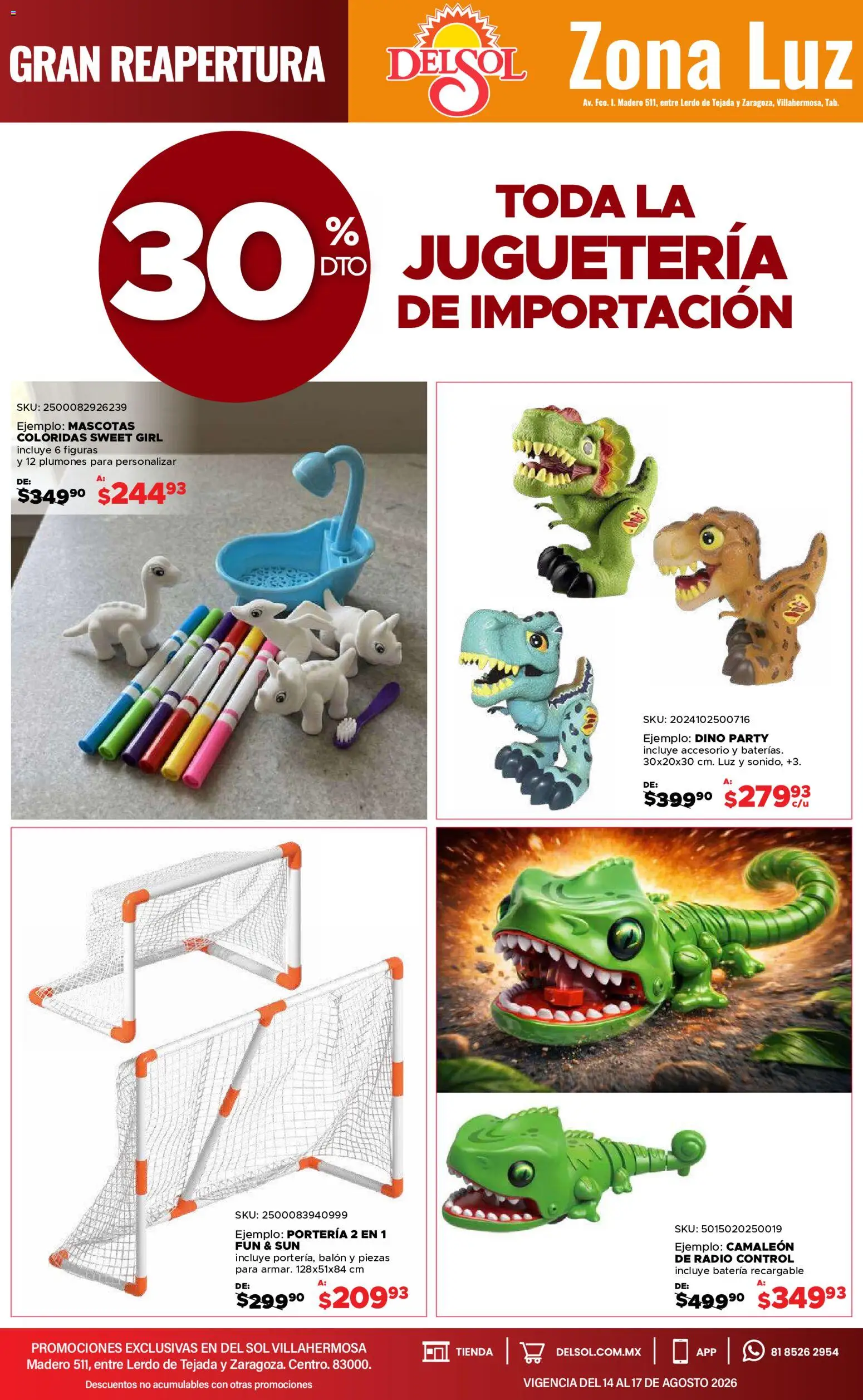 Nuevas ofertas de Del Sol y Woolworth válidas en toda la República Mexicana desde el 14/08/2026. ¡Encuentra las mejores ofertas en Del Sol y Woolworth katalog 4 Días de Grandes Promociones! | Página: 22 | Productos: Radio, Batería